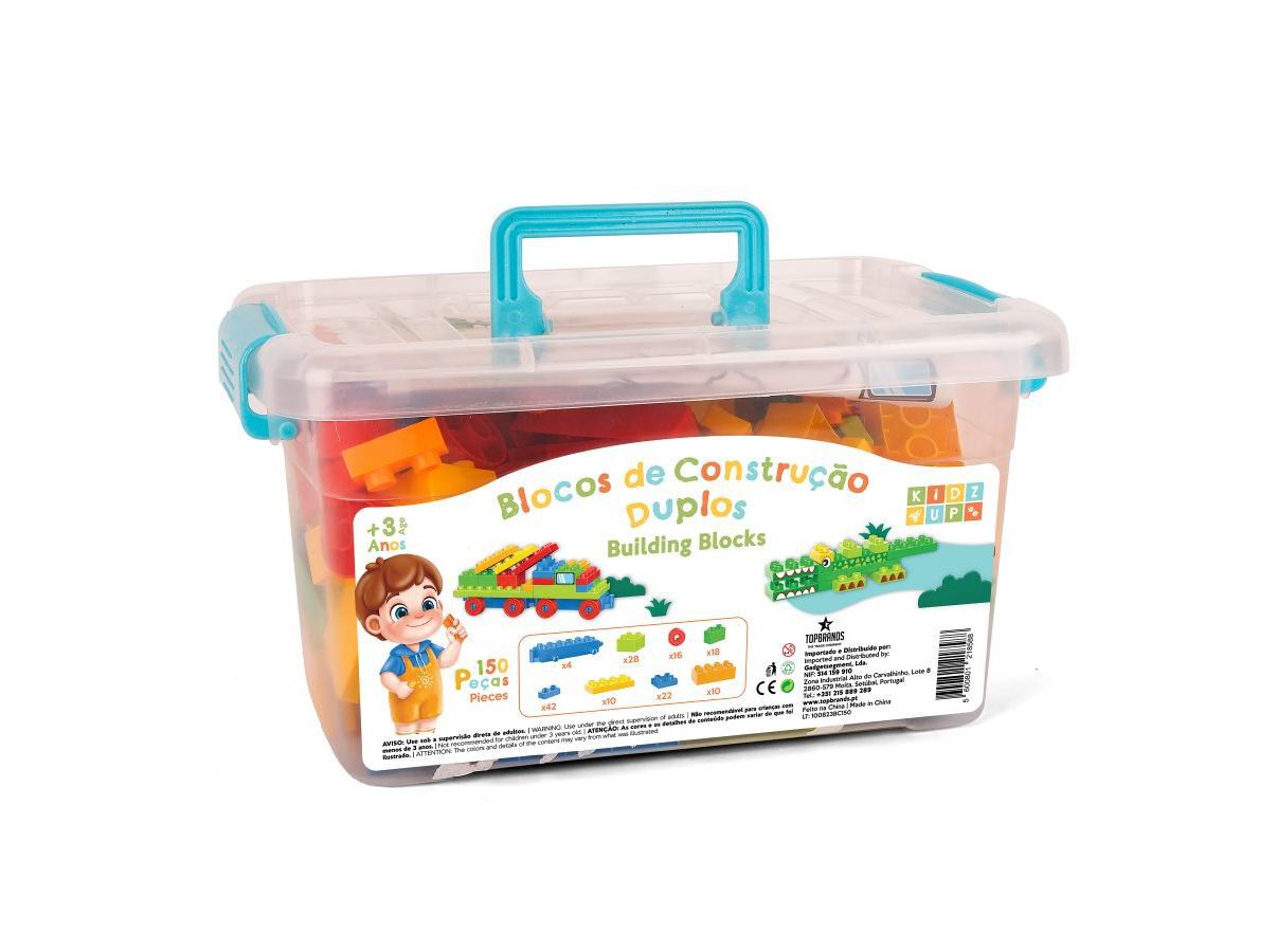 BLOCOS DUPLO TOPBRANDS 150 PE&Ccedil;AS image number 0