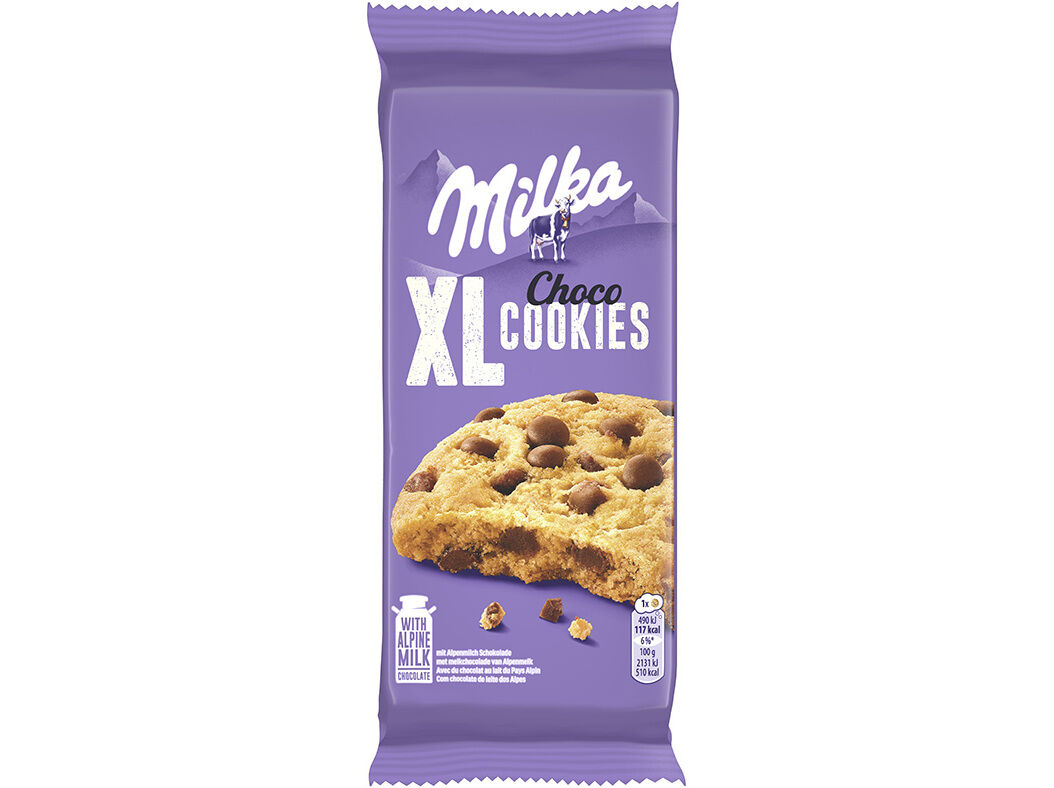 BOLACHA MILKA CHOCO COOKIES XL 184G image number 0