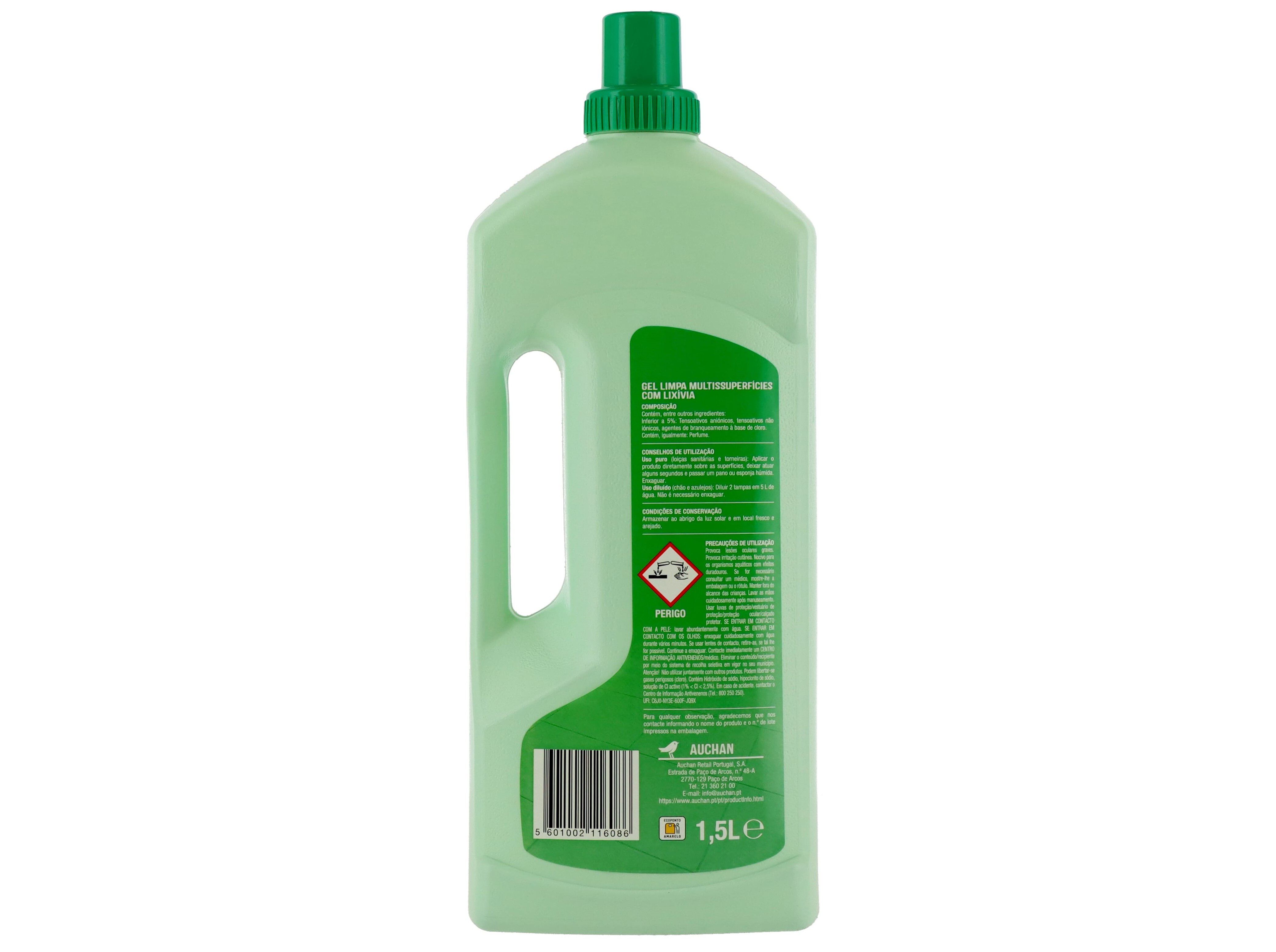 GEL COM LIX&Iacute;VIA AUCHAN MULTISSUPERF&Iacute;CIE 1.5L image number 2