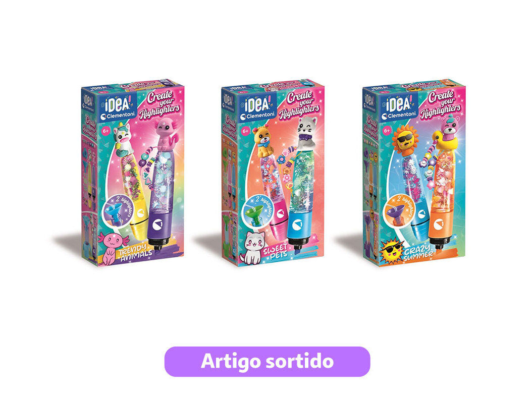 IDEA CLEMENTONI CREATE YOUR HIGHLIGHTER MODELOS SORTIDOS