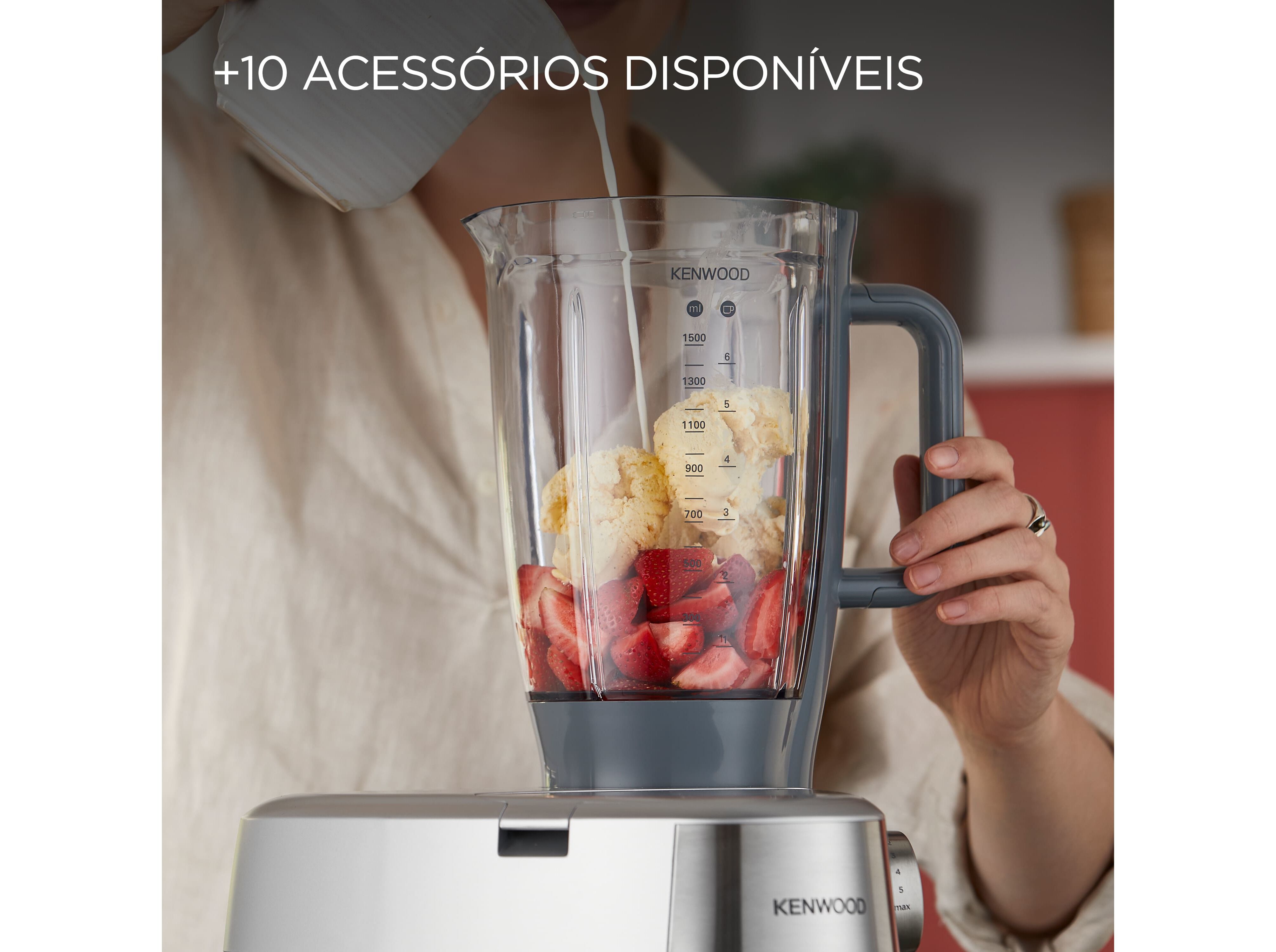 ROBOT COZINHA KENWOOD KHC29.A0WH PROSPERO 1000 W image number 3