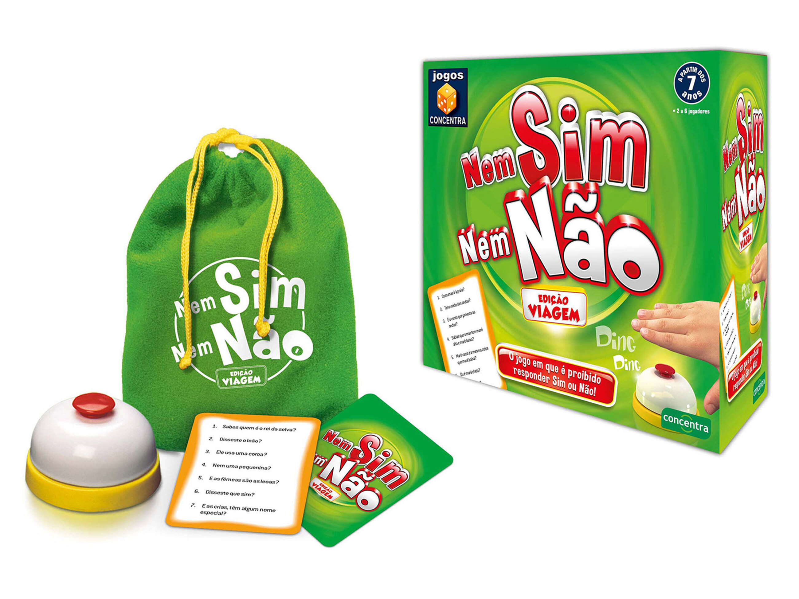 JOGO DE VIAGEM CONCENTRA NEM SIM NEM N&Atilde;O