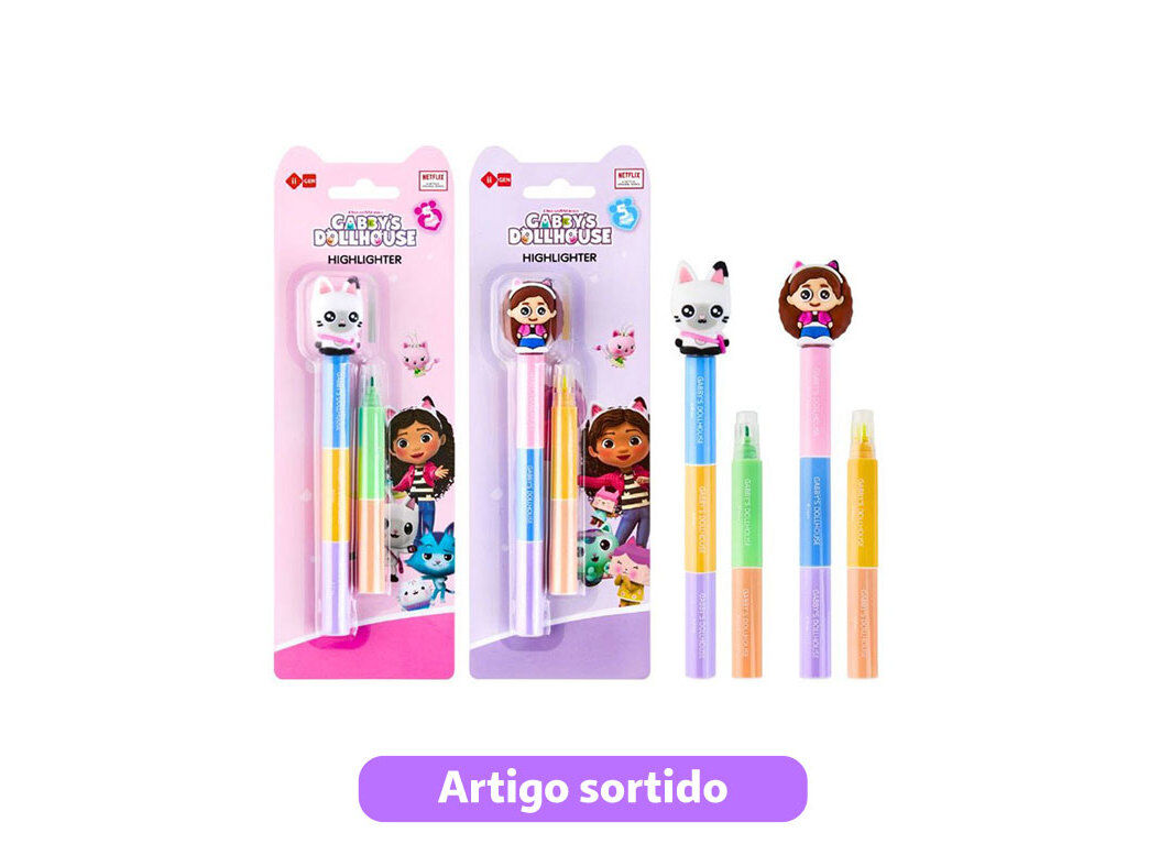 SUBLINHADOR GABBY 5 EM 1 UNIDADE MODELOS SORTIDOS image number 0