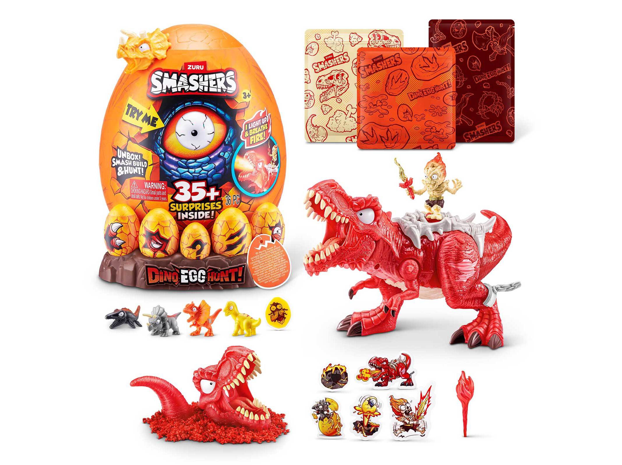 DINO EGG HUNT SMASHERS MODELOS SORTIDOS image number 3
