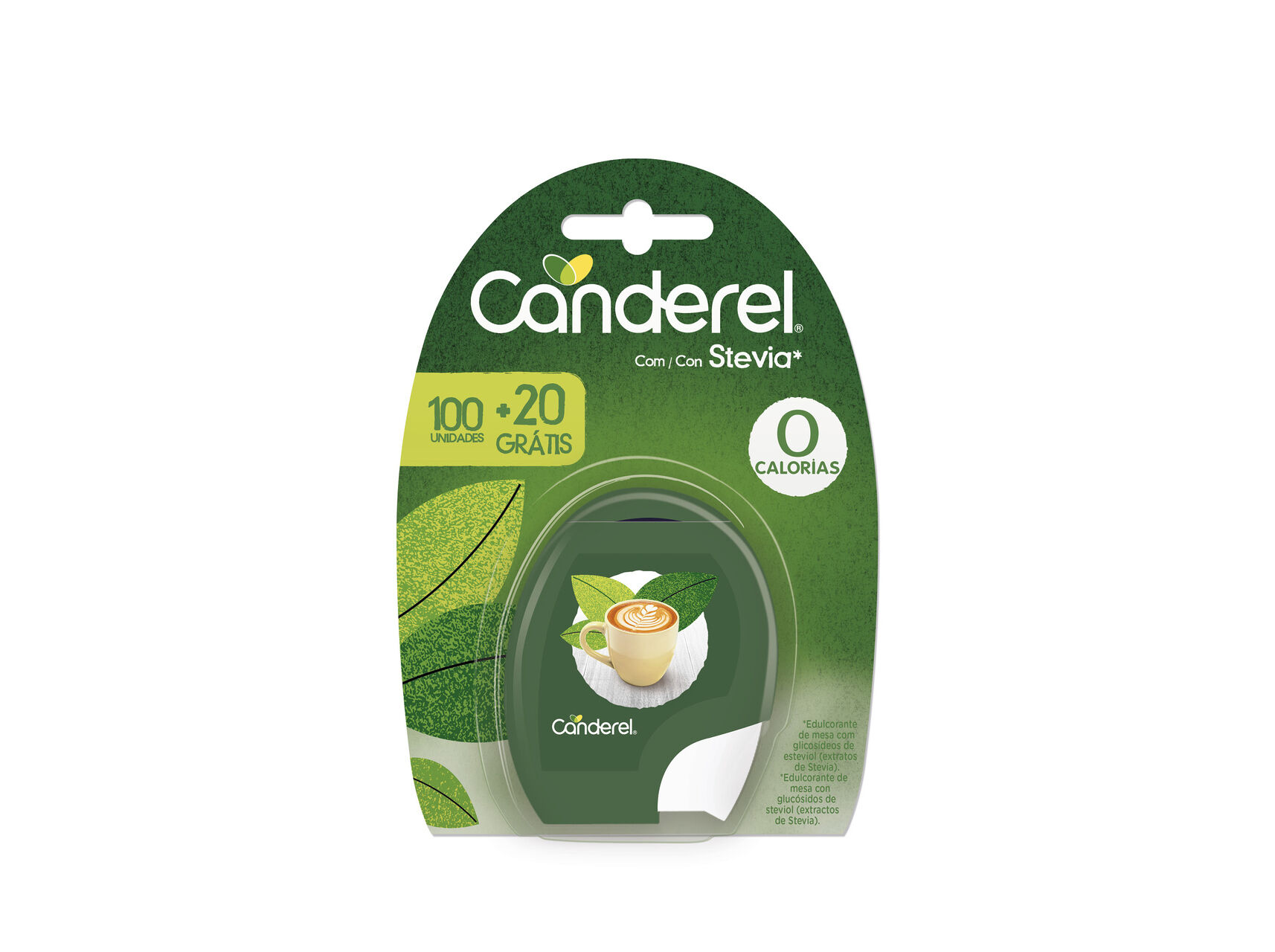 ADO&Ccedil;ANTE CANDEREL GREEN NATURAL 100UN + 20UN