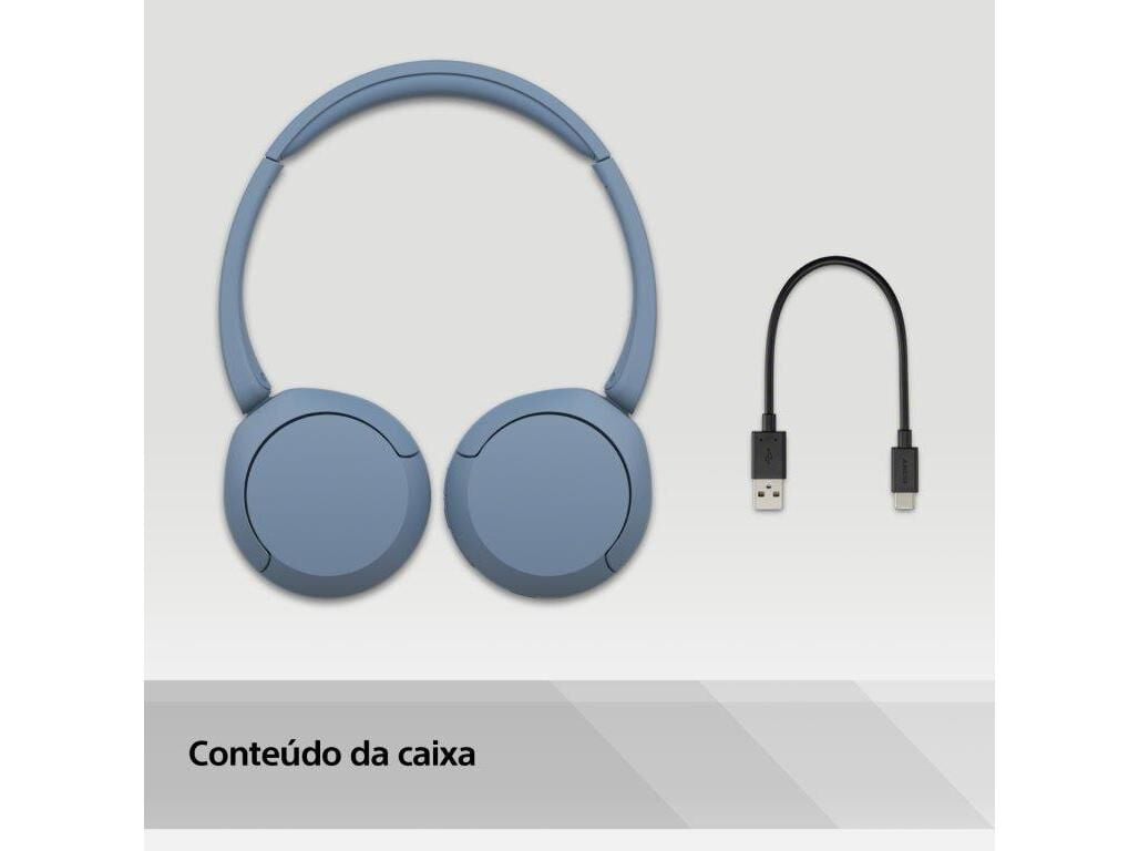 AUSCULTADORES SEM FIO SONY WHCH520L AZUL image number 10