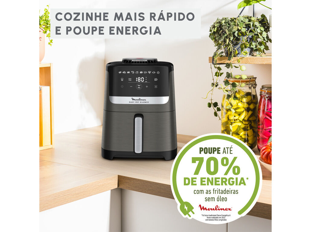 FRITADEIRA AIRFRYER MOULINEX EZ551HF0 EASY FRY SILENTE XL 5L image number 3