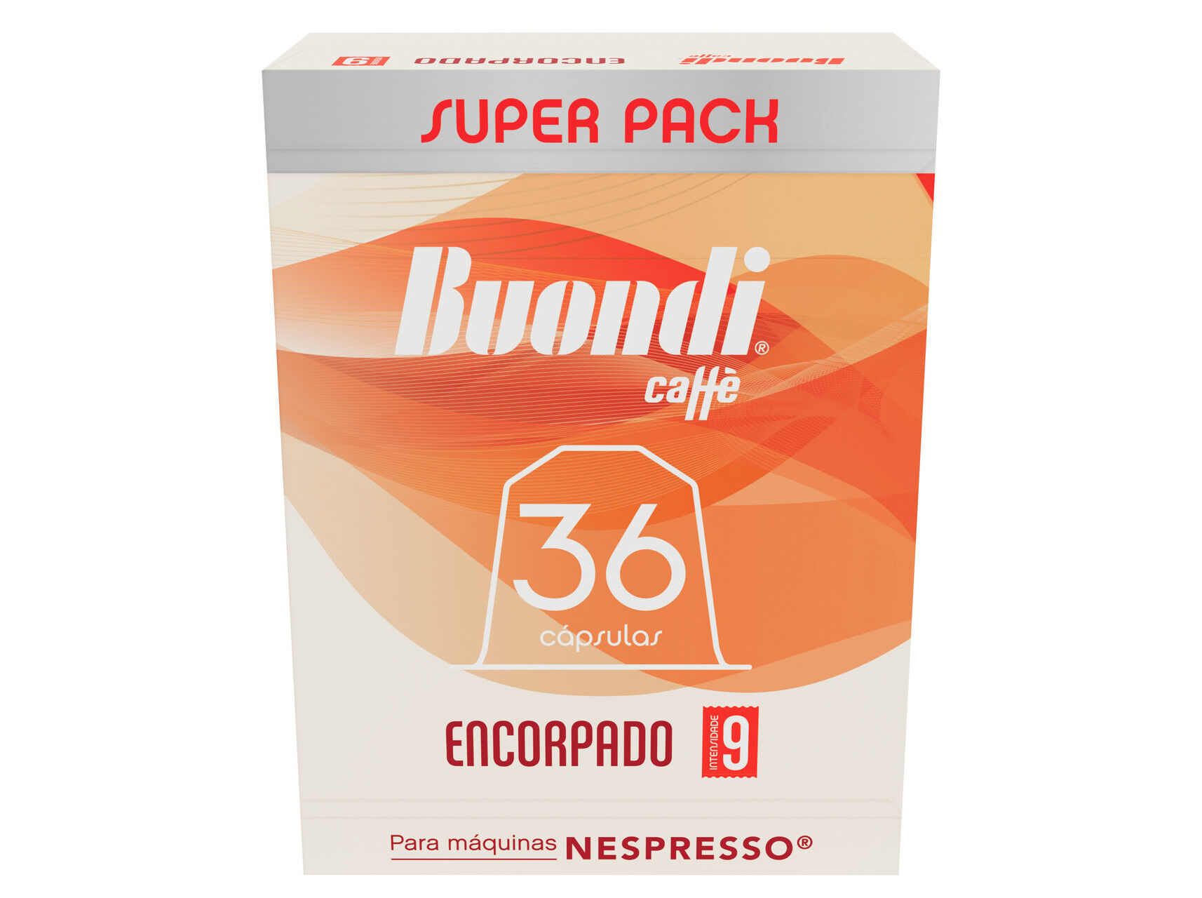 C&Aacute;PSULAS DE CAF&Eacute; BUONDI SUPER PACK COMPAT&Iacute;VEIS NSP 36 CAPS image number 0