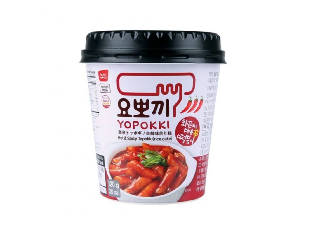 TOPOKKI BOLO DE ARROZ YOPOKKI PICANTE 140G image number 0