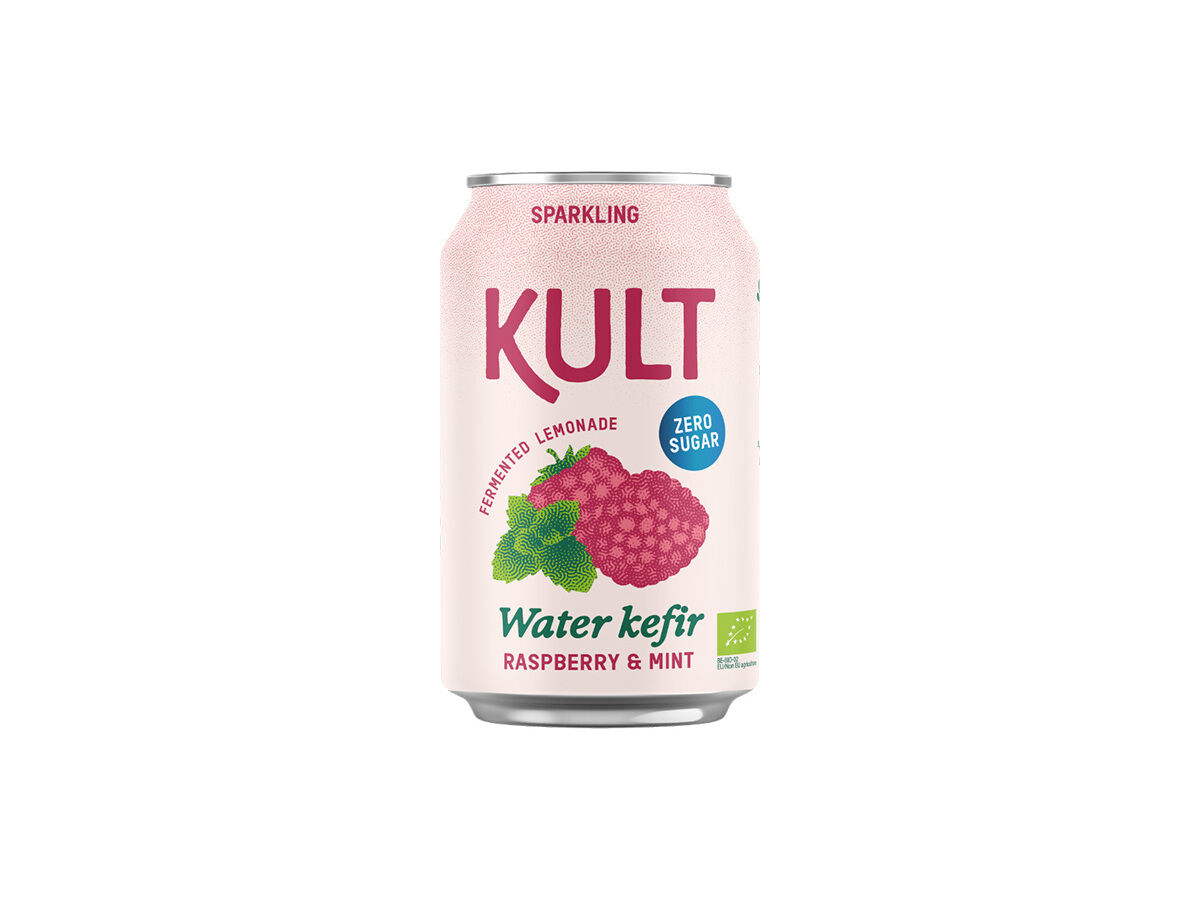 WATER KEFIR KULT ZERO FRAMB. MENTA 330ML image number 1