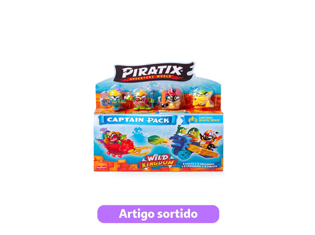 WILD KINGDOM PIRATIX CAPTAIN PACK MODELOS SORTIDOS