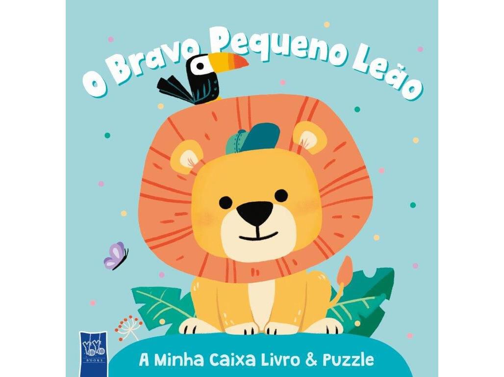 LIVRO A MINHA CAIXA LIVRO & PUZZLE - O BRAVO PEQUENO LE&Atilde;O