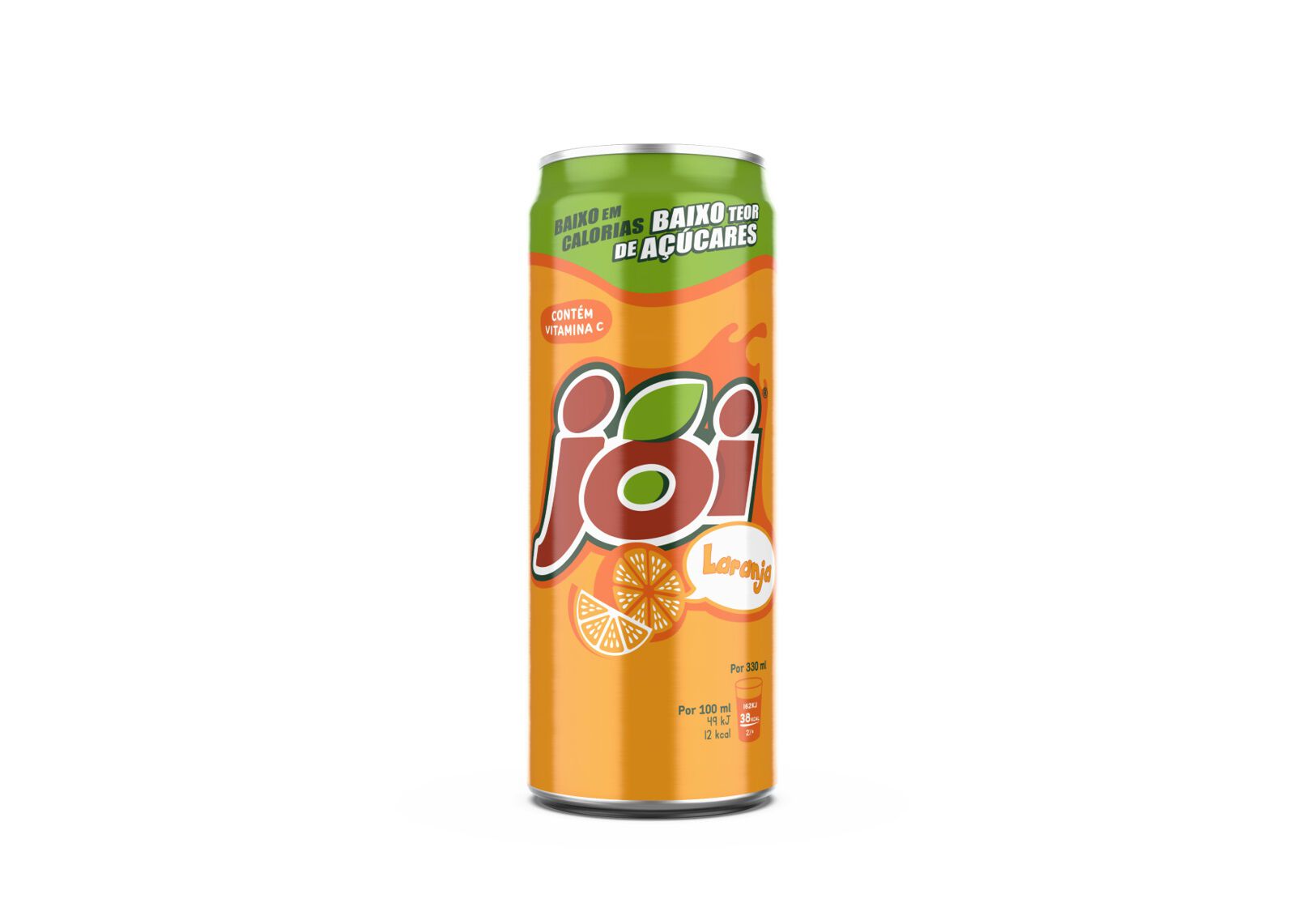 REFRIGERANTE JOI SEM G&Aacute;S LARANJA LATA 0.33L