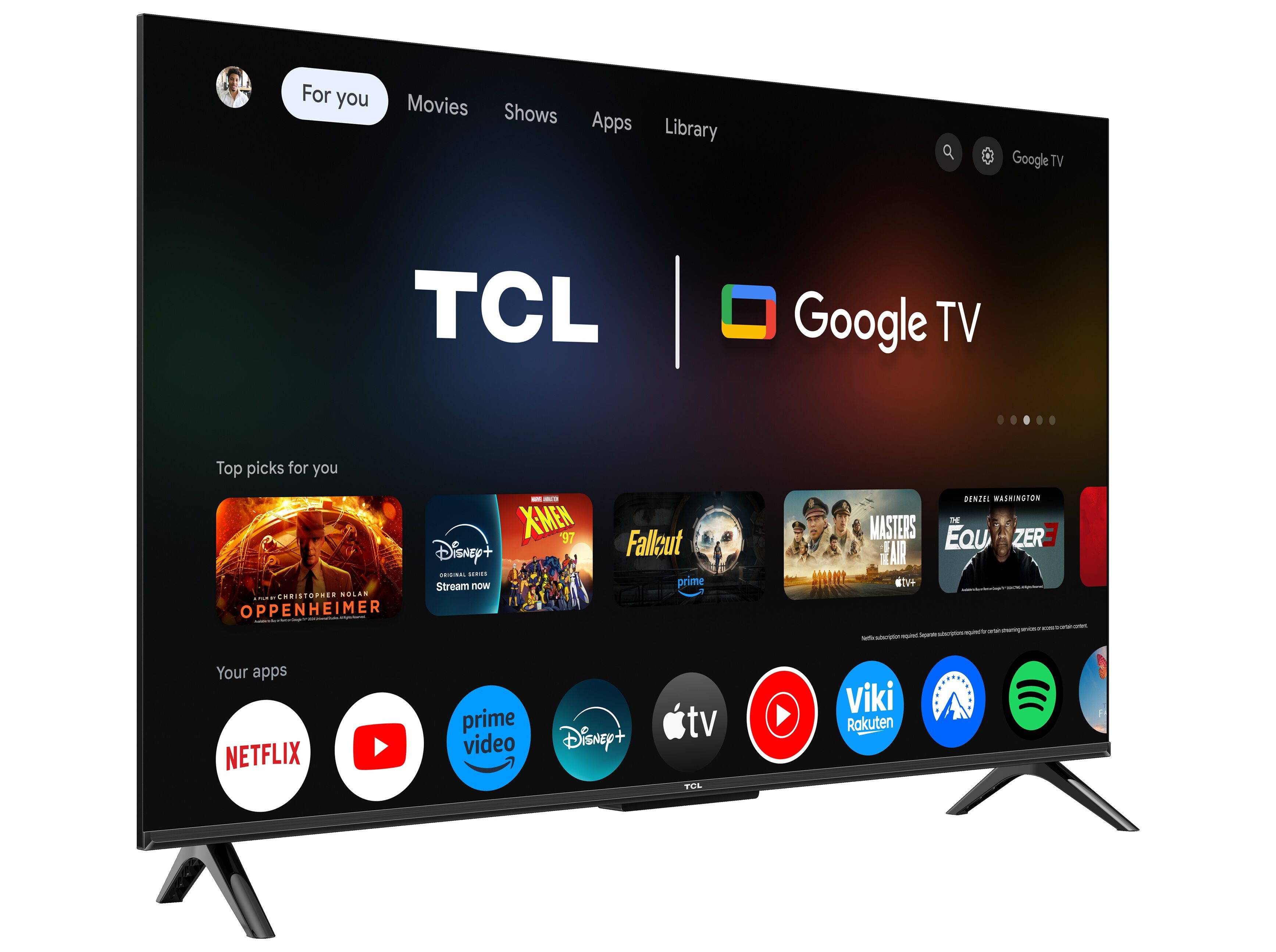 TV TCL 43T69C (43'' 4K GOOGLE TV 109CM) image number 2