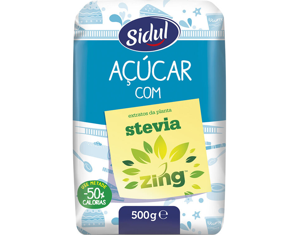 A&Ccedil;&Uacute;CAR SIDUL BRANCO COM STEVIA 500G image number 0