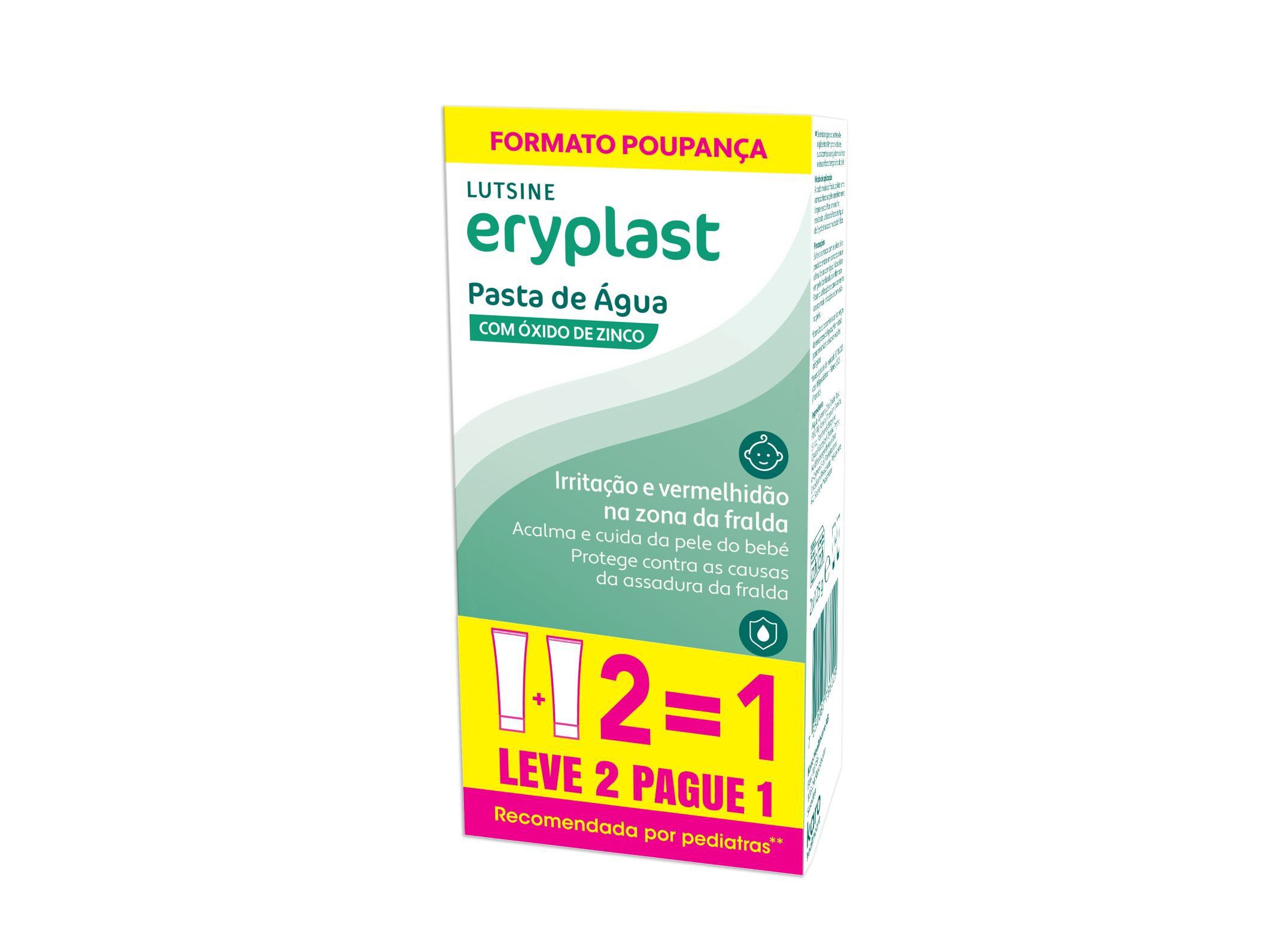 PASTA DE &Aacute;GUA LUTSINE ERYPLAST 2X125G PACK L2P1 image number 0