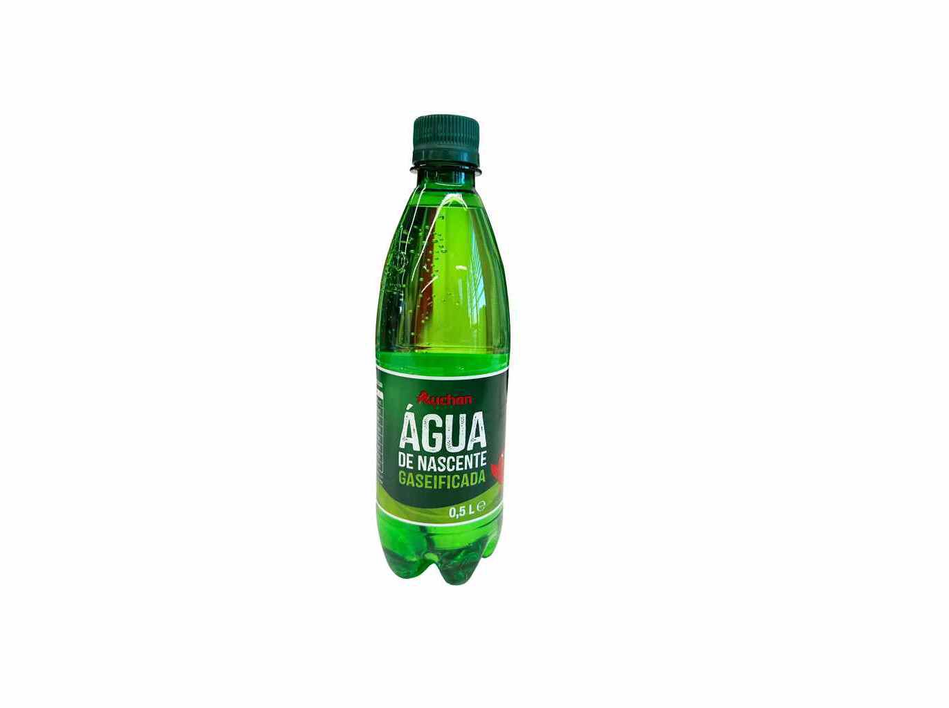 &Aacute;GUA COM G&Aacute;S AUCHAN 0.5L image number 0