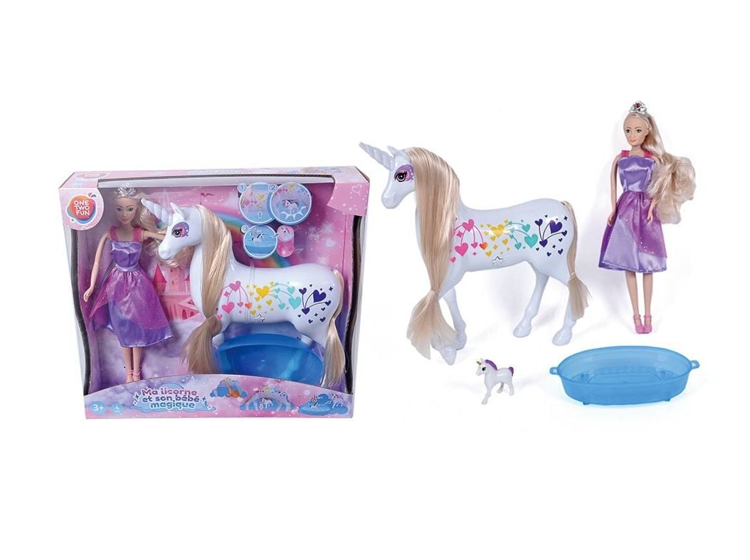 PRINCESA ONE TWO FUN COM UNIC&Oacute;RNIO