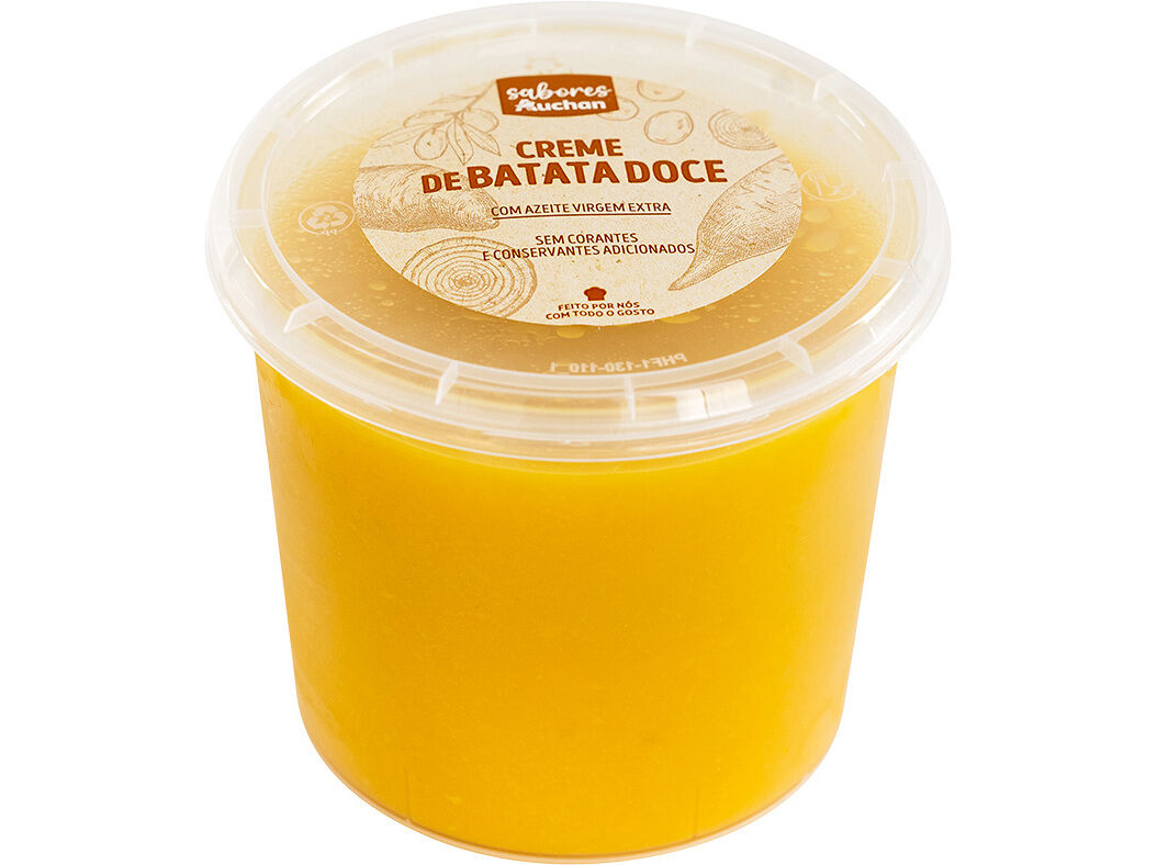 CREME DE BATATA DOCE SABORES AUCHAN 900 G