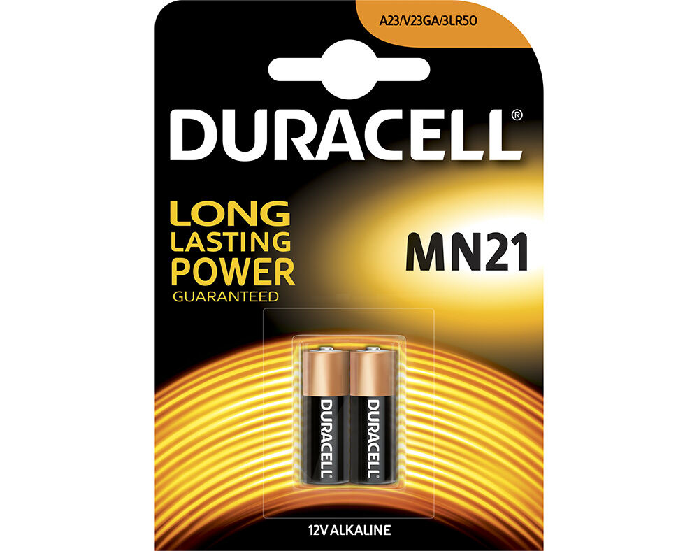 PILHA PARA COMANDO DURACELL MN21 PACK 2 UNIDADES image number 0