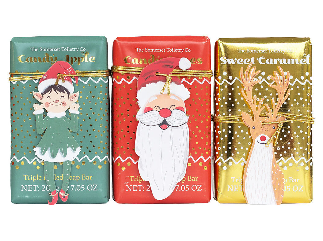 SABONETE SOMERSET RED SANTA (CANDY CANE) 200G