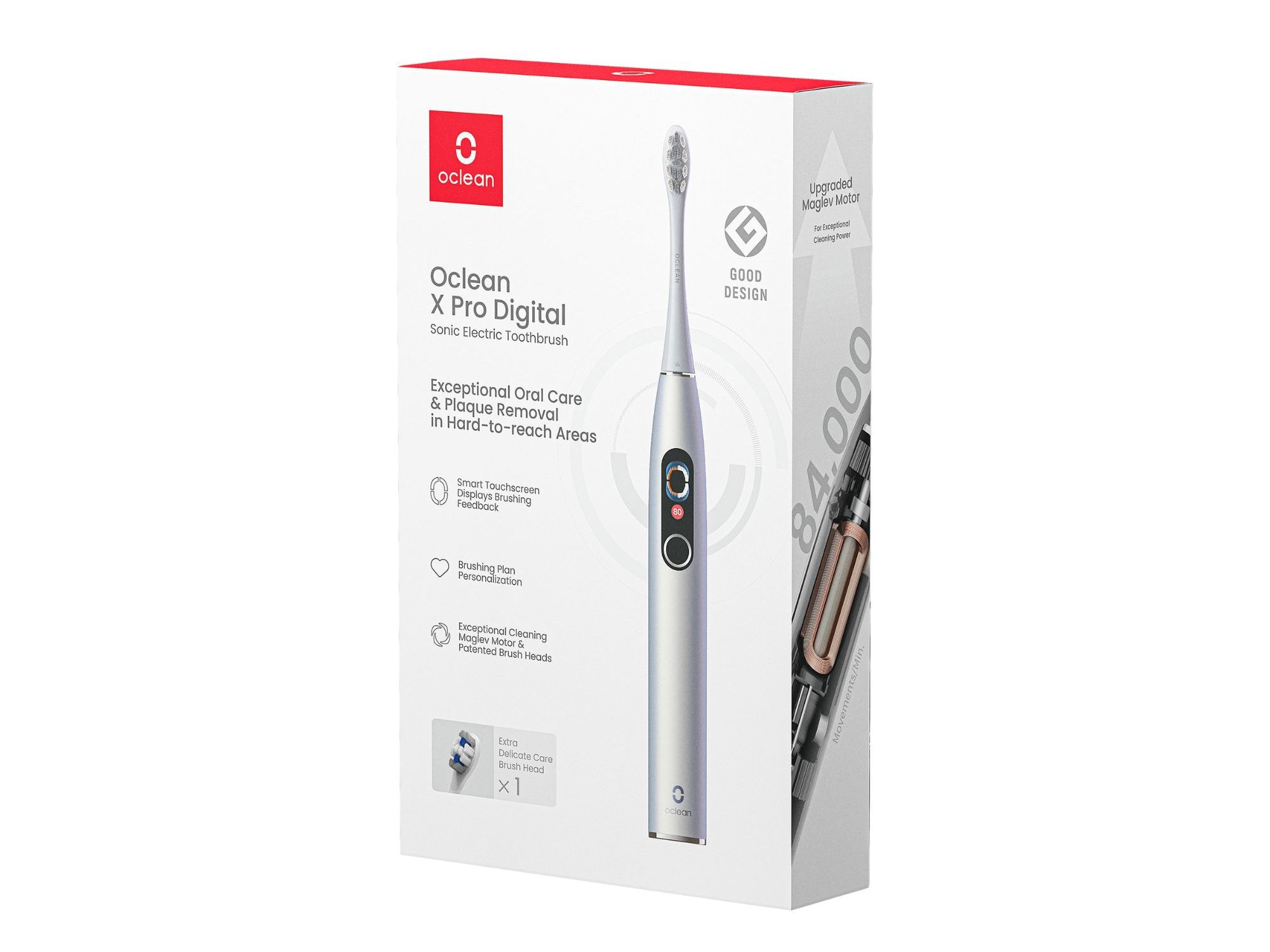 ESCOVA S&Oacute;NICA OCLEAN X PRO DIGI CINZA image number 0