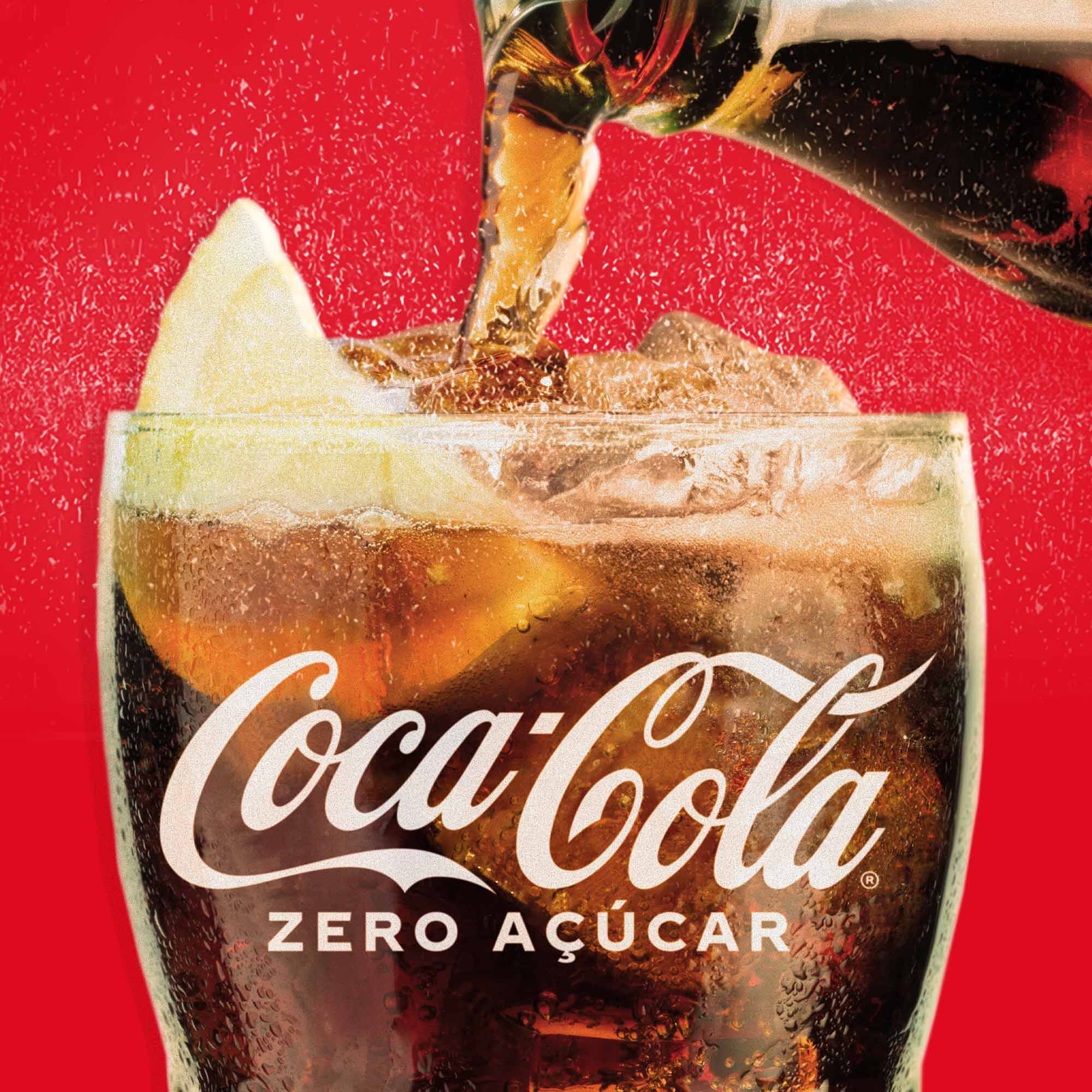 REFRIGERANTE COM G&Aacute;S COCA-COLA ZERO A&Ccedil;&Uacute;CAR MINI LATA 12X0.15L image number 2