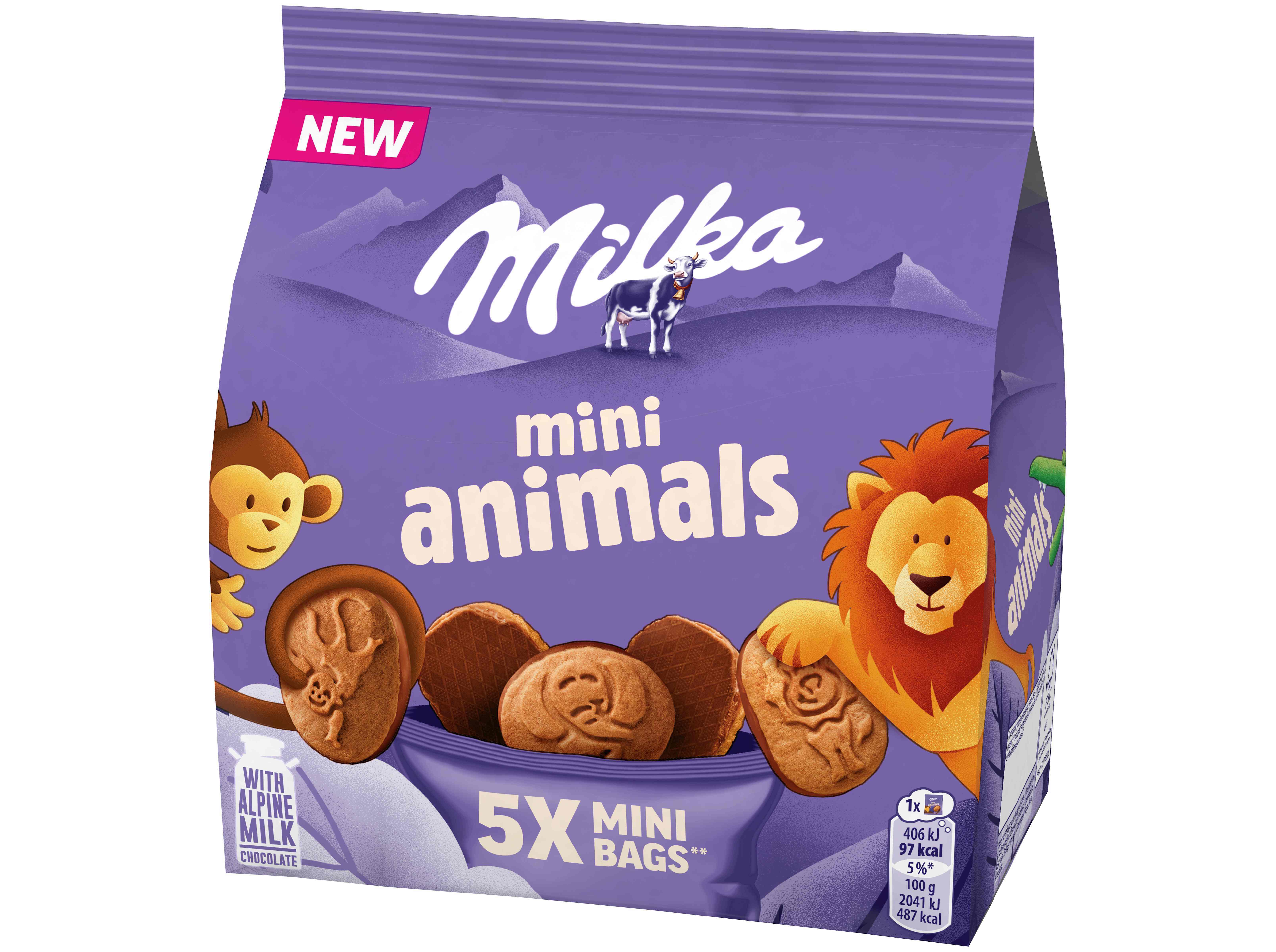 BOLACHA MILKA MINI ANIMALS 99.5G