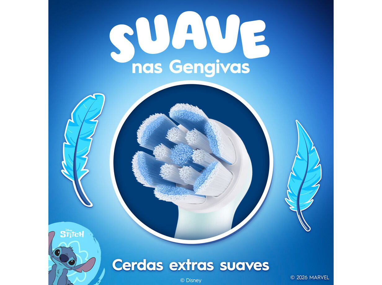 RECARGA ORAL B IO KIDS 6+ STITCH 4UN image number 3