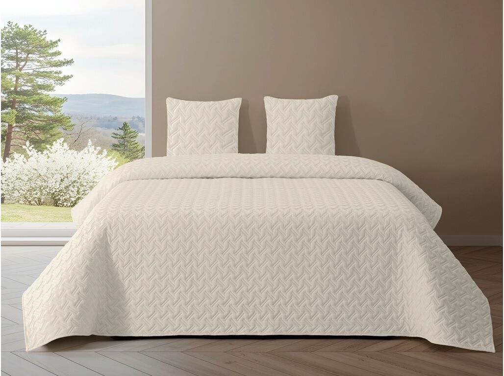 COBERTURA ACOLCHOADA HOMESPECIAL BEGE 160X220CM