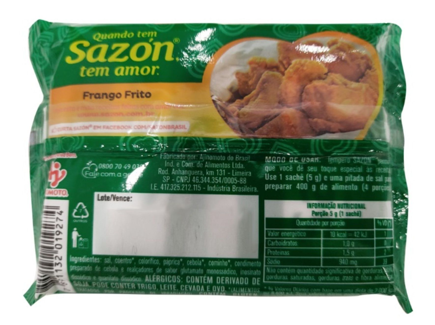 TEMPEROS SAZ&Oacute;N PARA FRANGO 60G image number 1