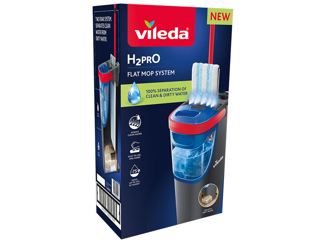 SISTEMA MOPA + BALDE H2PRO VILEDA image number 0