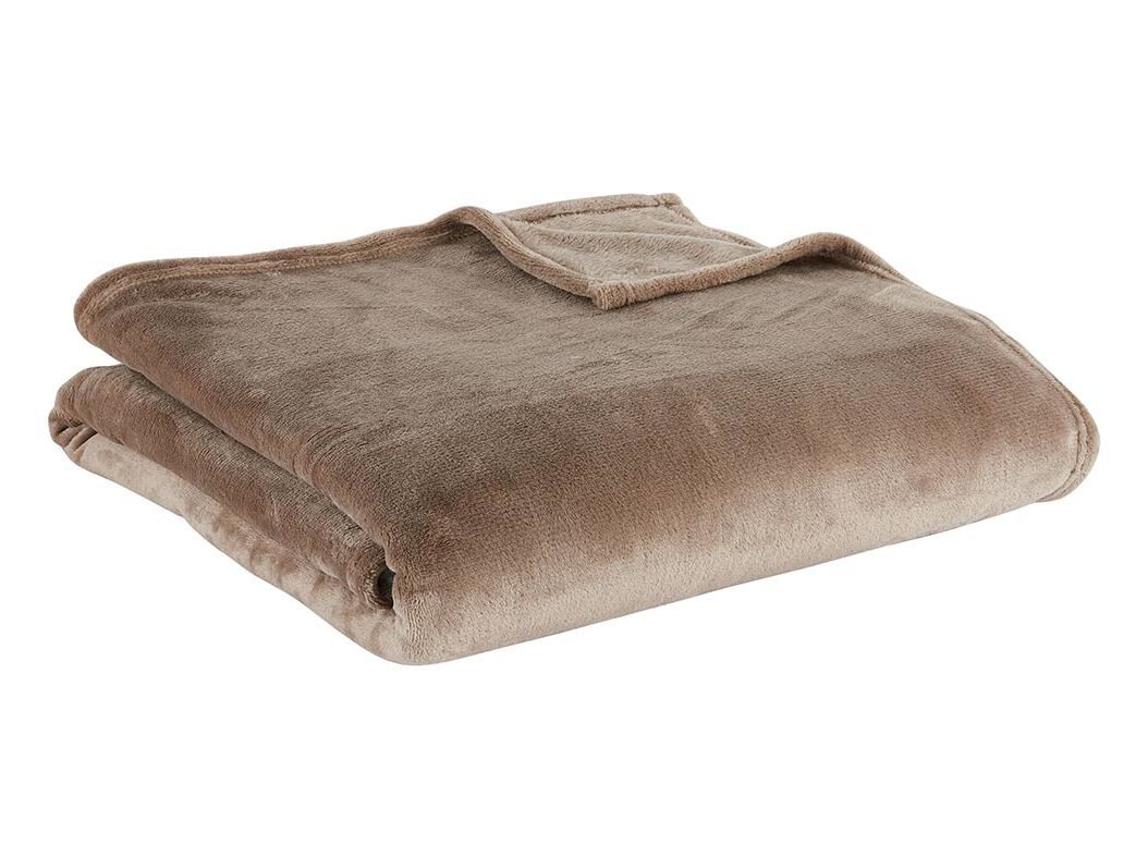 MANTA ACTUEL TAUPE FLANELA 130X170CM