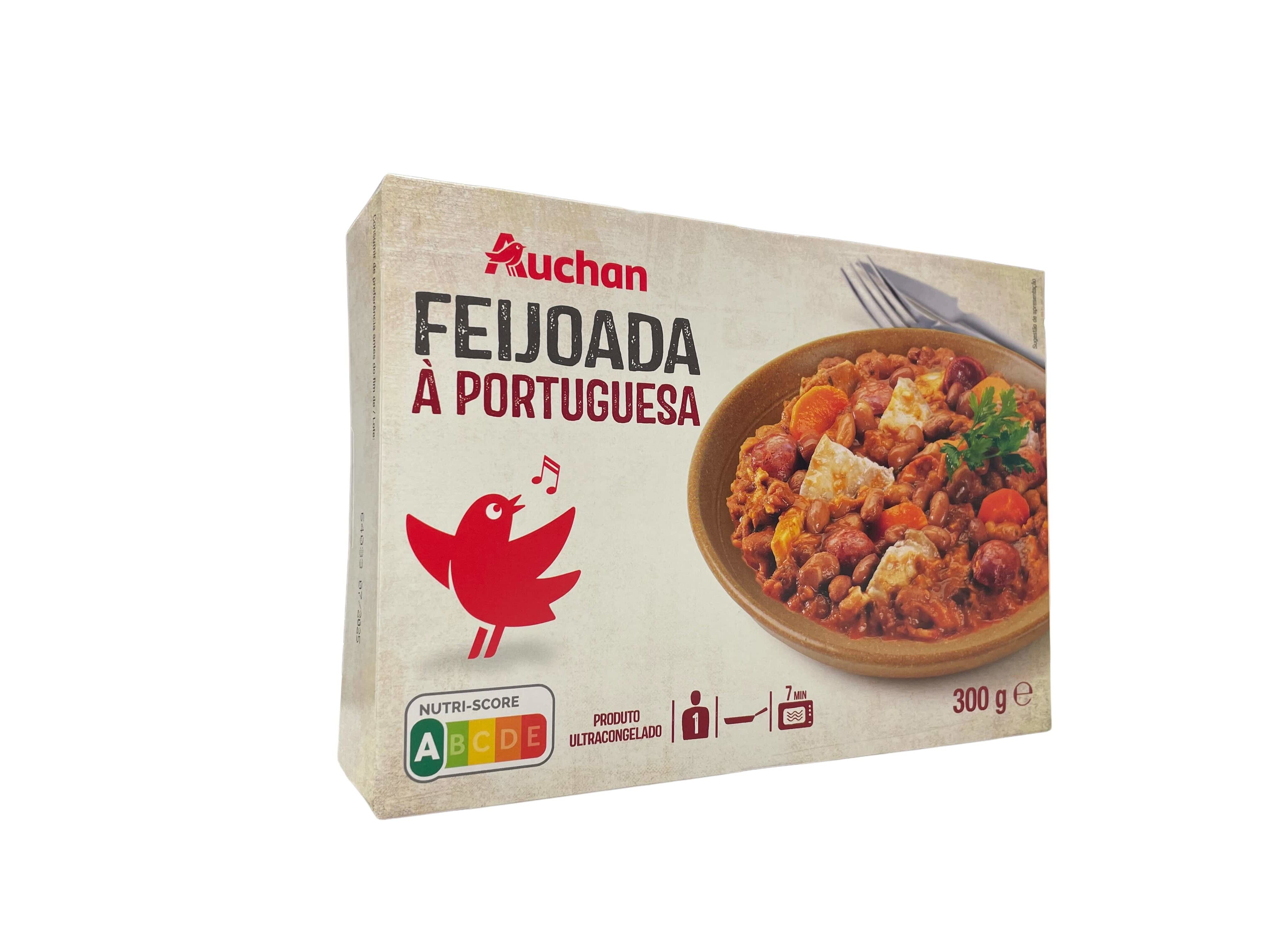 FEIJOADA &Agrave; PORTUGUESA AUCHAN ULTRACONGELADA 300G image number 1