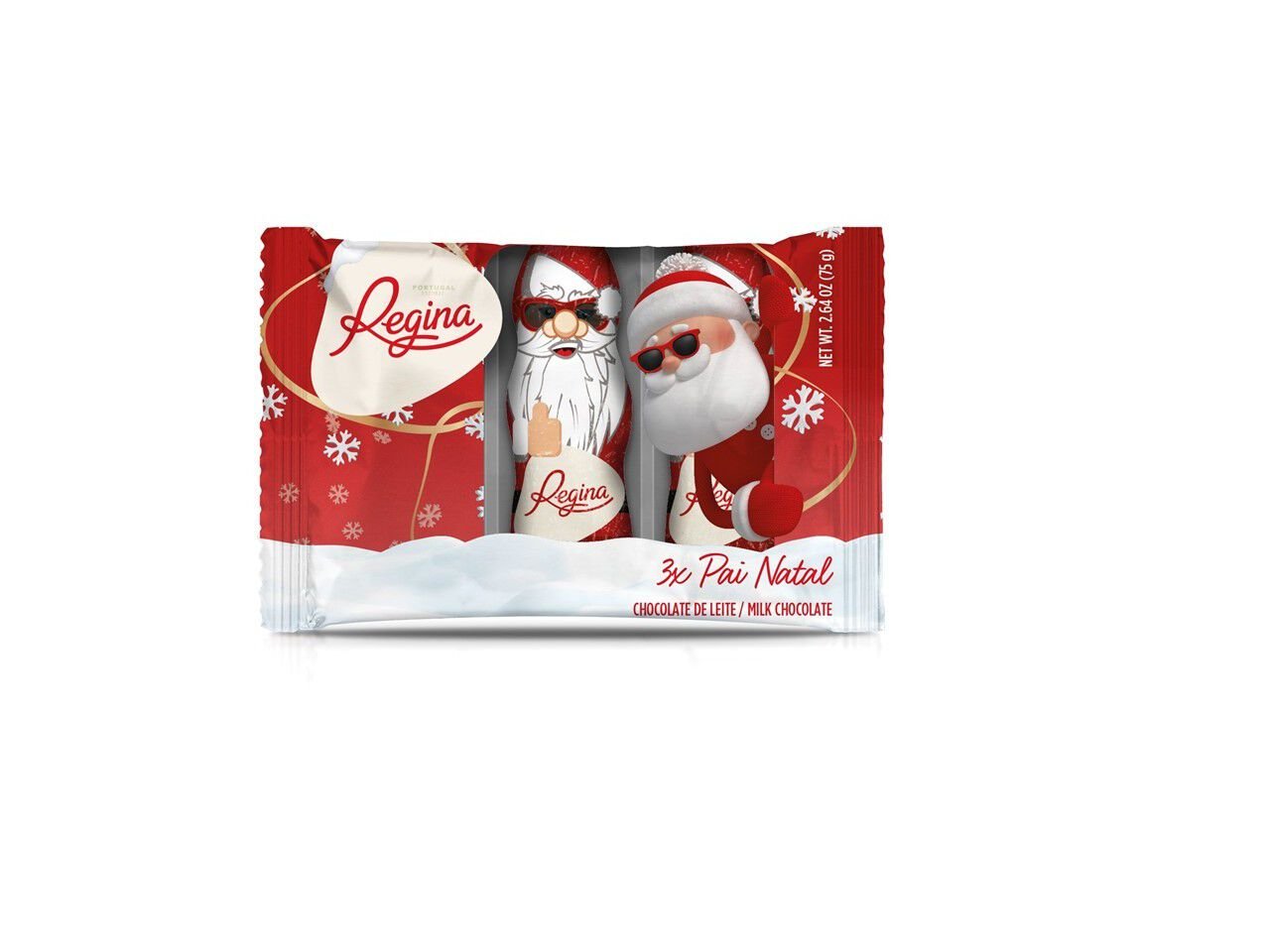CHOCOLATE DE LEITE REGINA PAI NATAL 3UNX25G image number 1