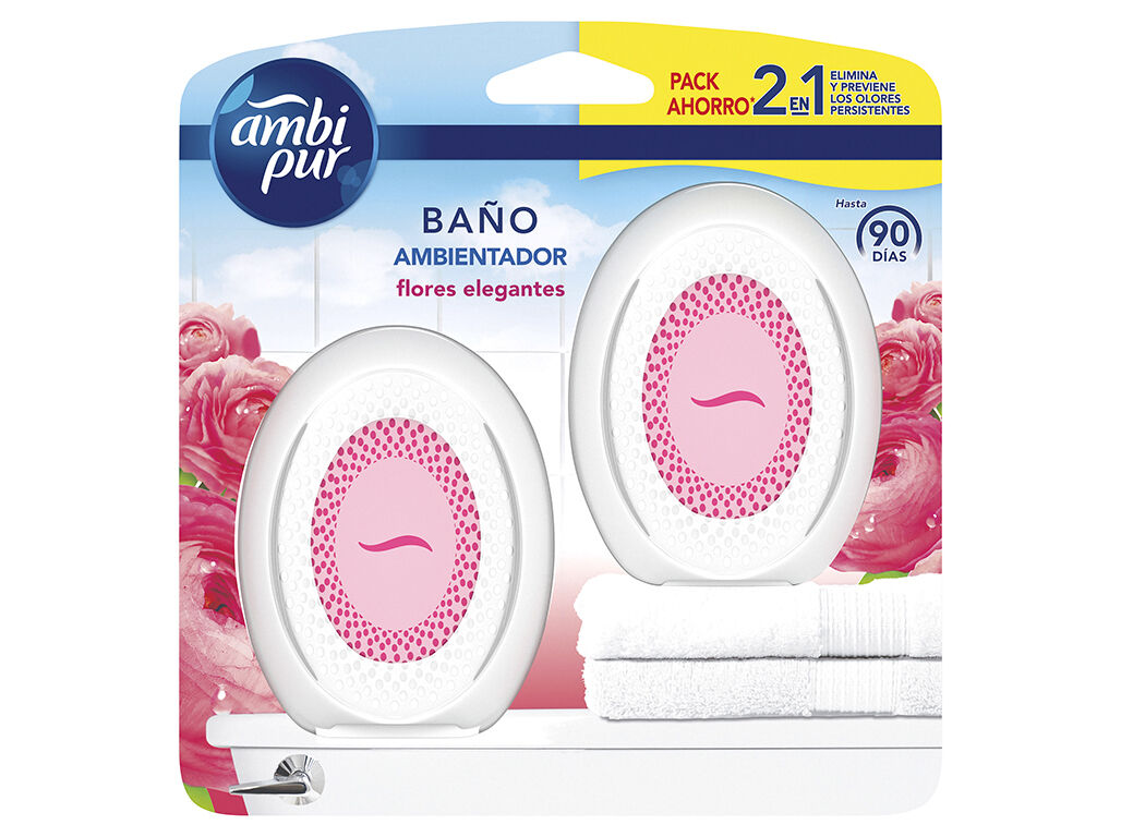 Ambientador Casa Banho Flores Elegantes Ambipur 2 un