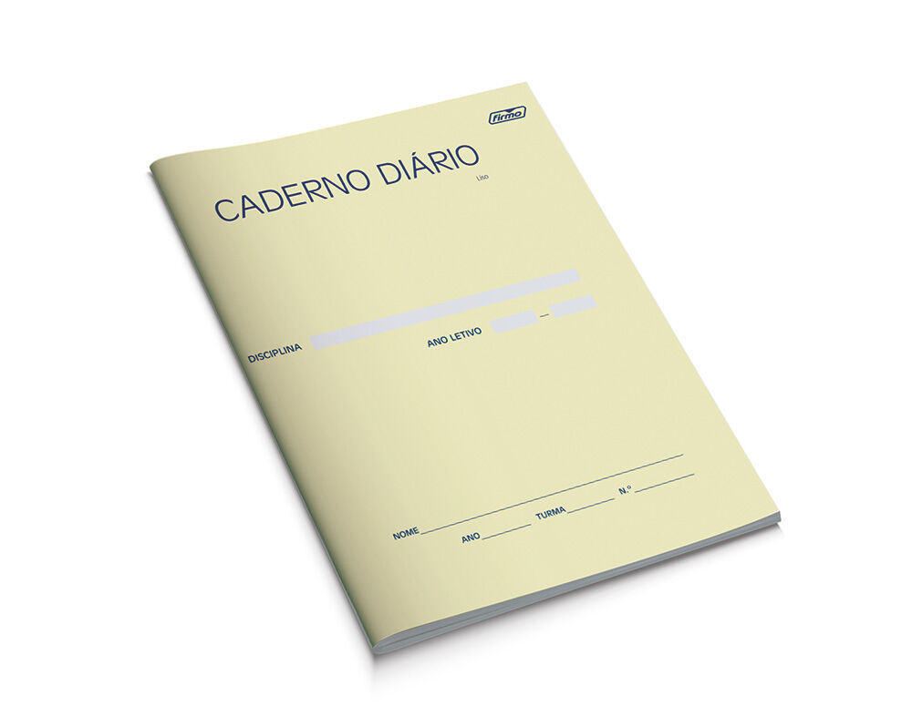 CADERNO DI&Aacute;RIO PAUTADO AGRAFADO FIRMO 40 FOLHAS image number 0