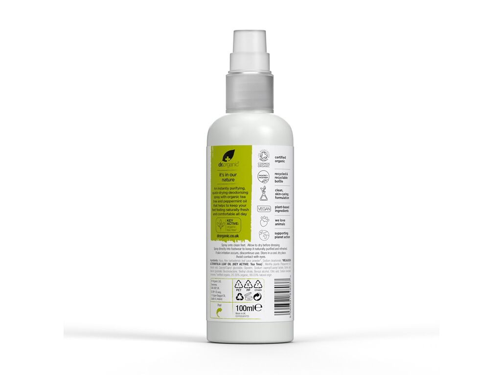 SPRAY P&Eacute;S DR.ORGANIC BIO &Oacute;LEO MELALEUCA 100ML image number 1