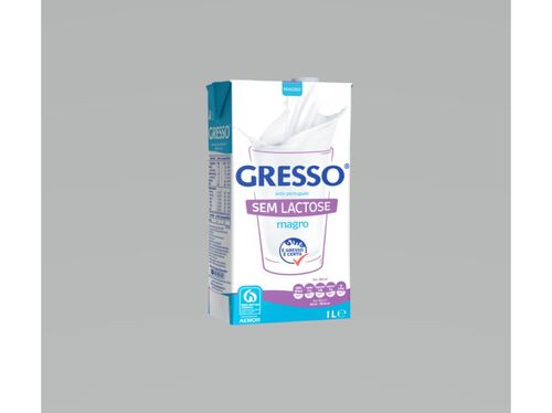 LEITE S/LACTOSE GRESSO UHT MAGRO 1 LITRO image number 1