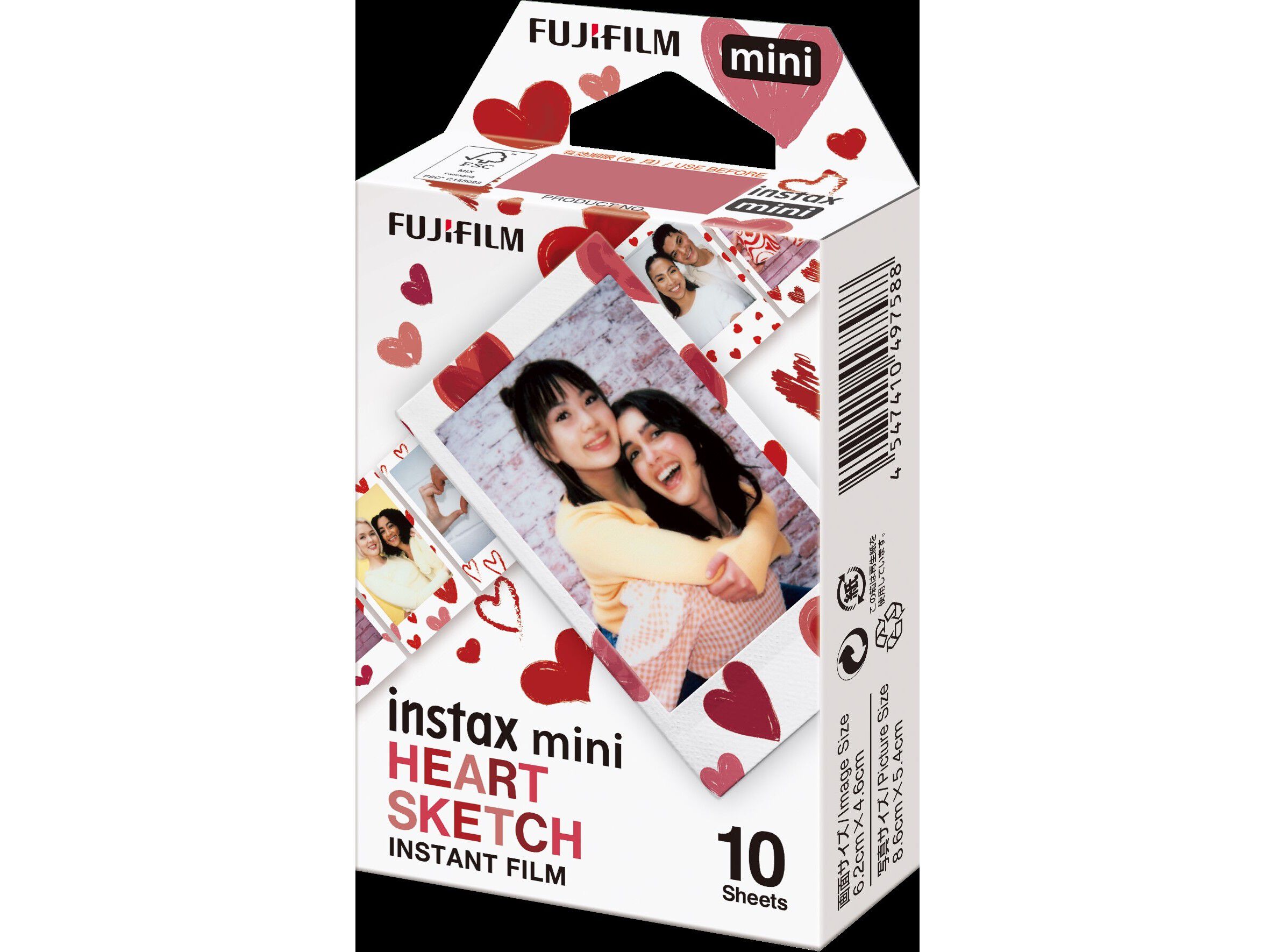 RECARGA FUJIFILM INSTAX MINI HEART SKETCH image number 1