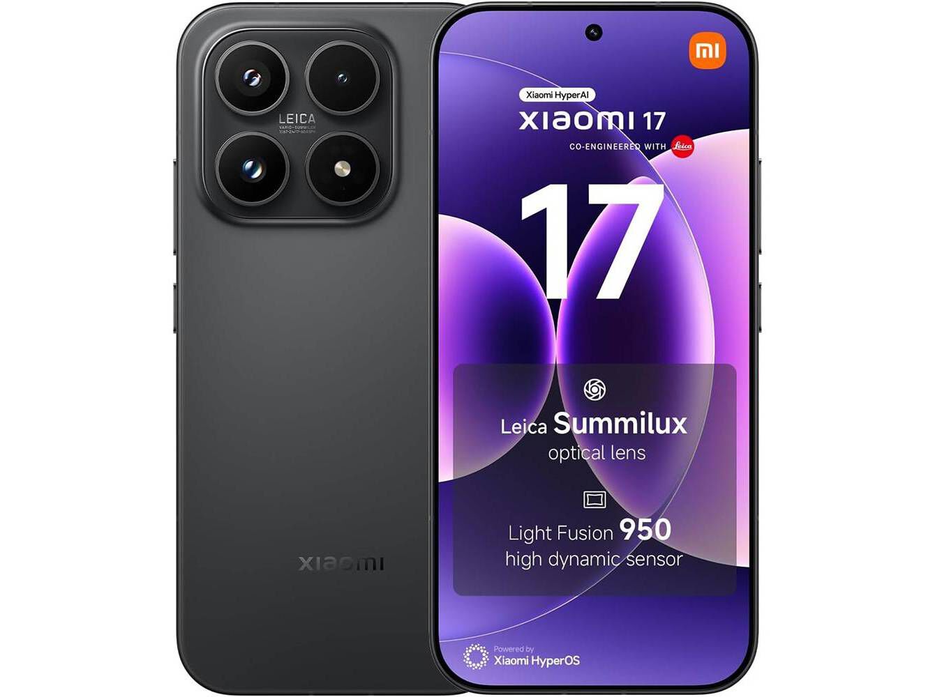 SMARTPHONE XIAOMI 17 BLACK 12/512