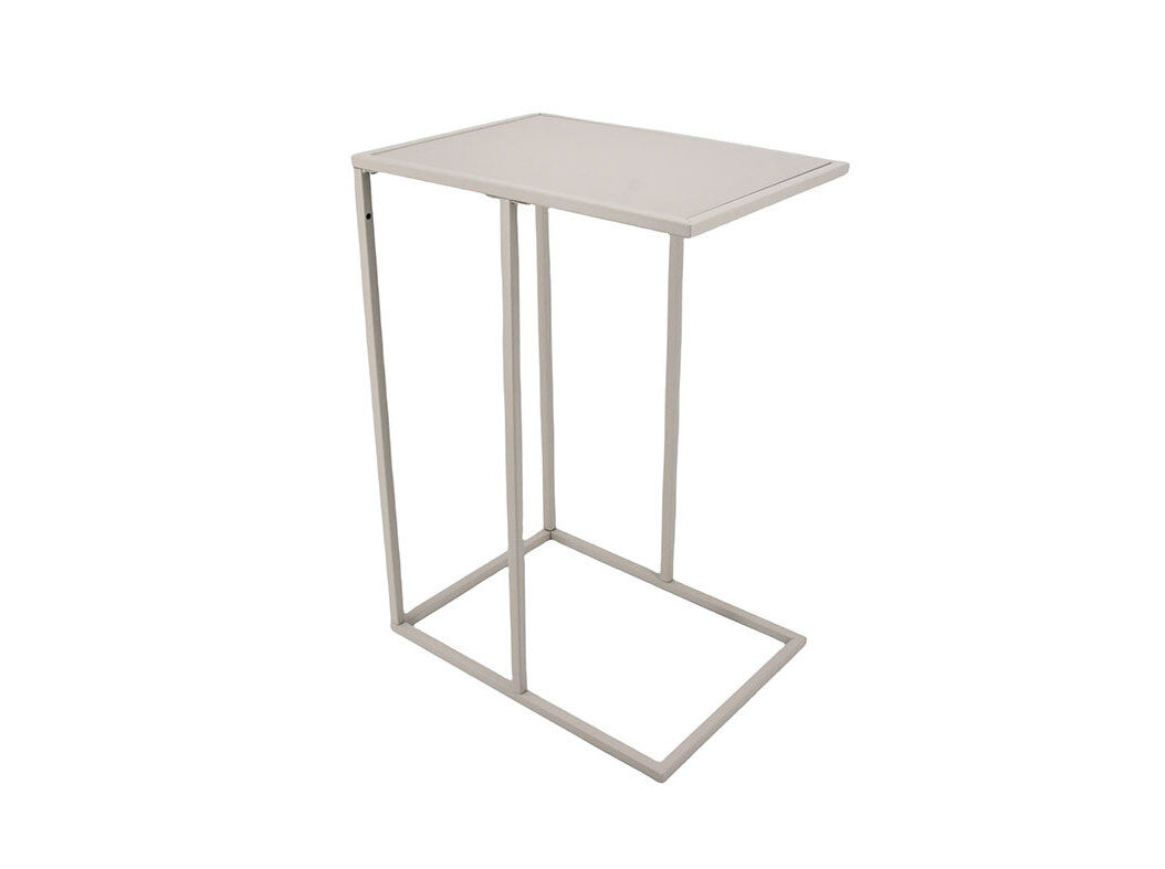 MESA DE APOIO METAL ACTUEL BEGE 40X30X58CM HSH26 image number 0