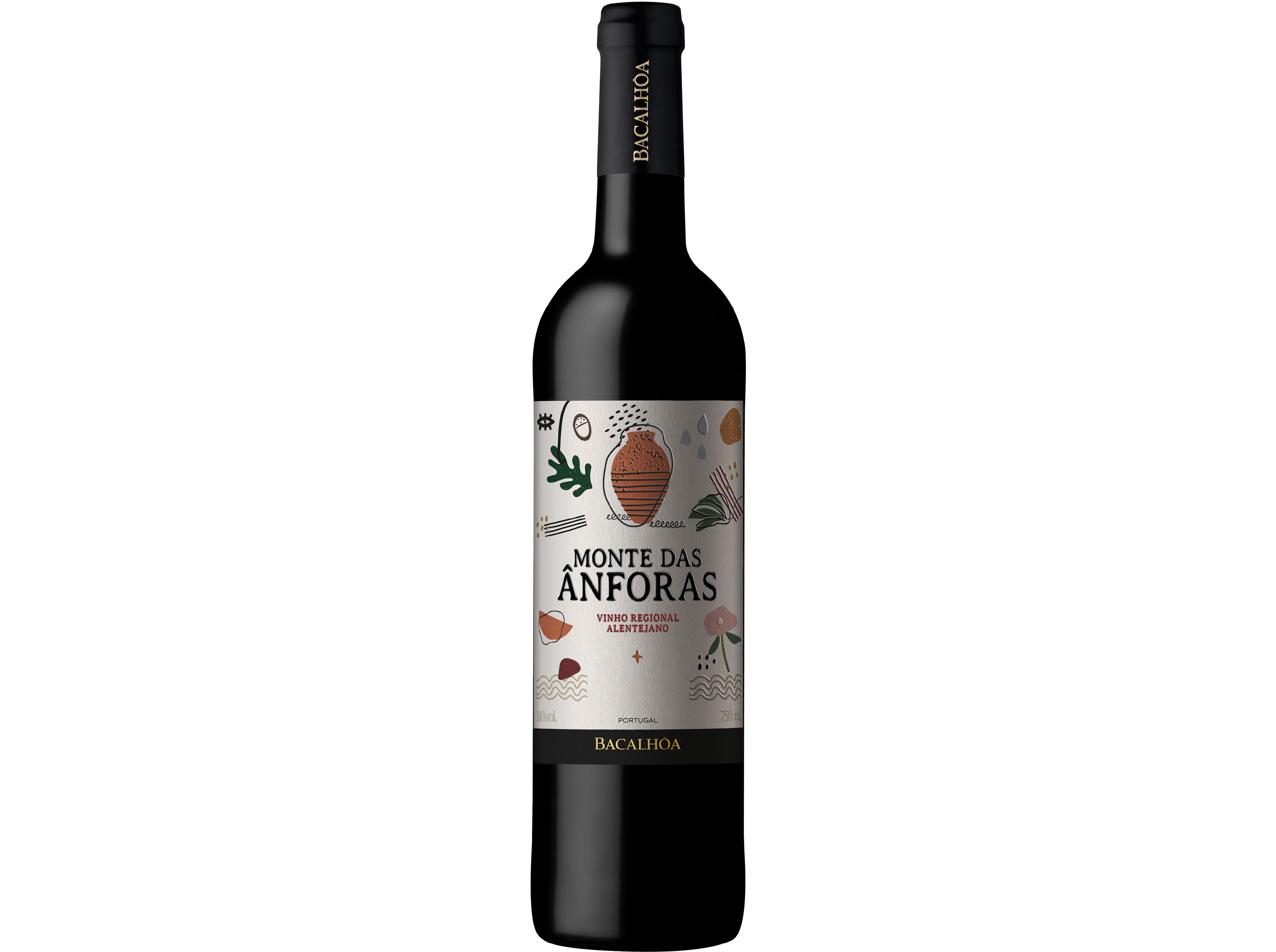 VINHO TINTO MONTE DAS ANFORAS ALENTEJO 0.75L image number 0