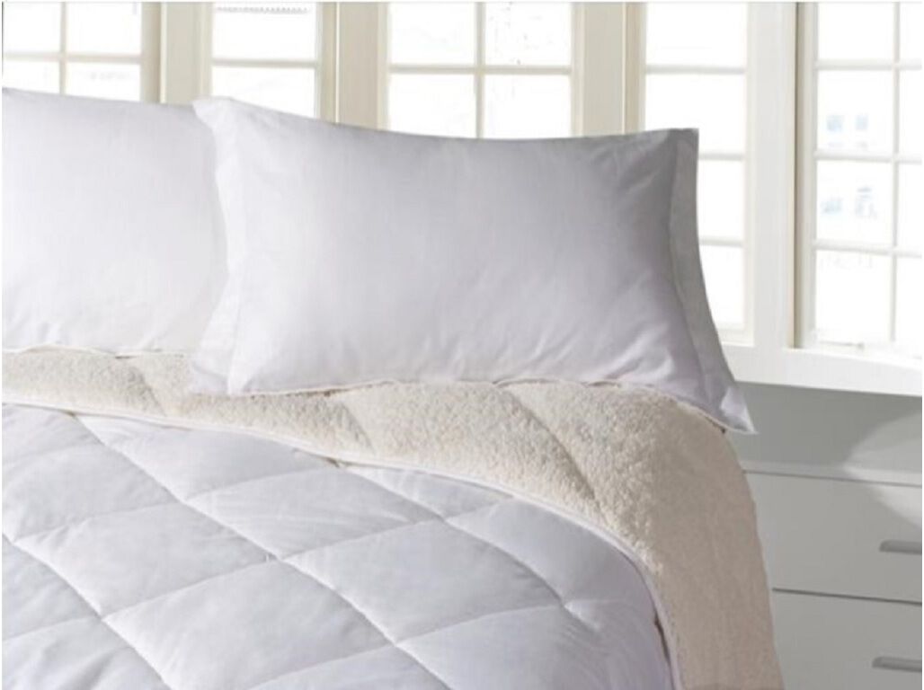 EDRED&Atilde;O HOMESPECIAL SHERPA BRANCO 220X240CM