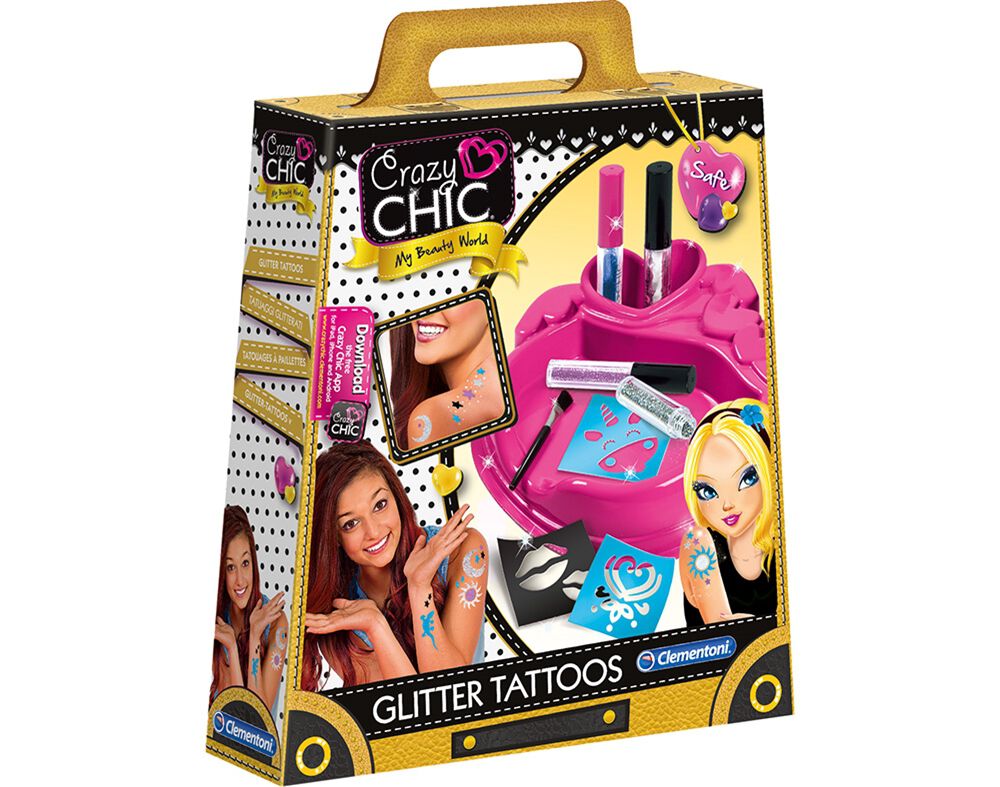 GLITTER TATOO CLEMENTONI CRAZY CHIC image number 0