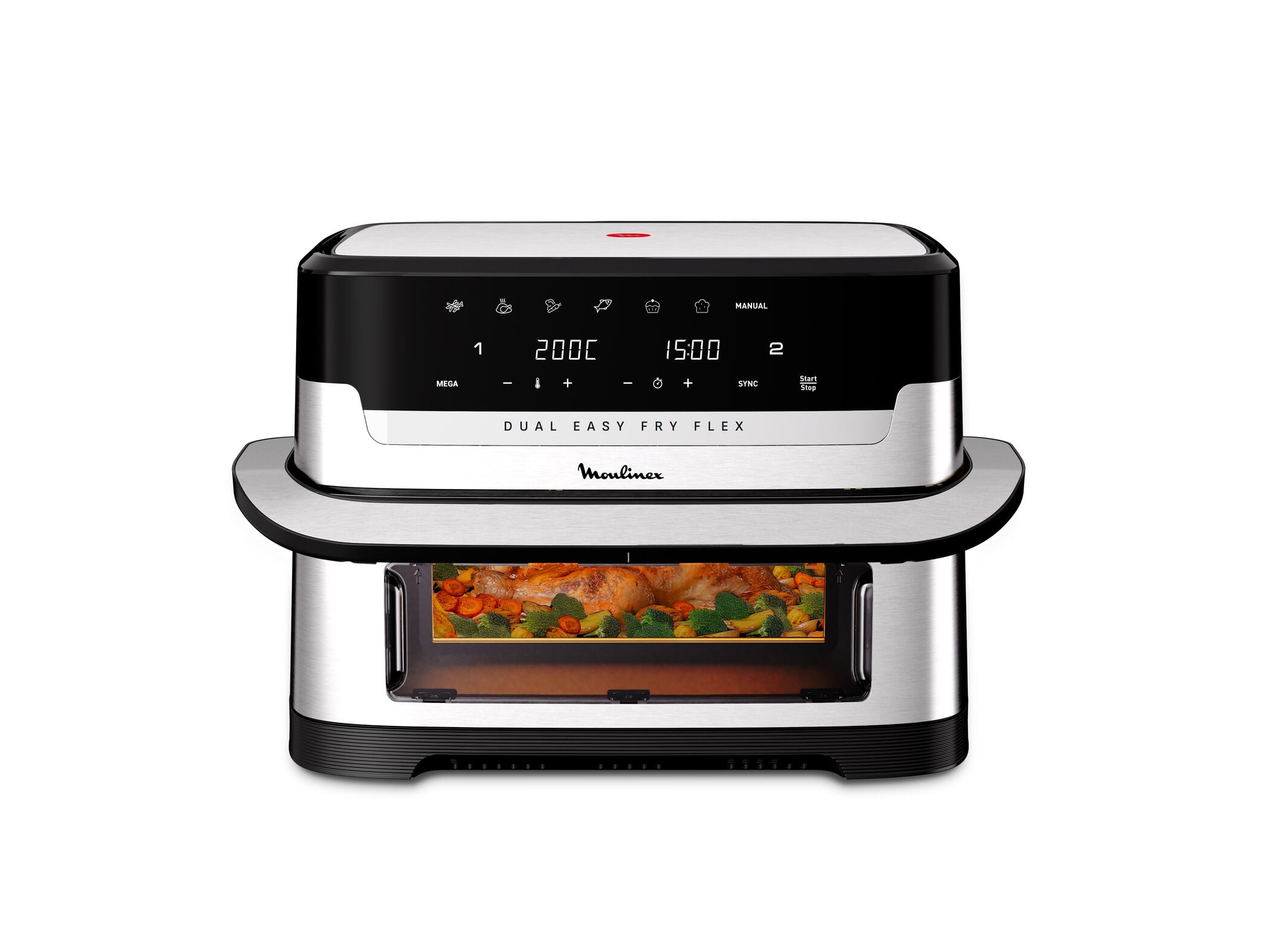 FRITADEIRA SEM &Oacute;LEO MOULINEX EZ922DF0 DUAL EASYFRY FLEX image number 0