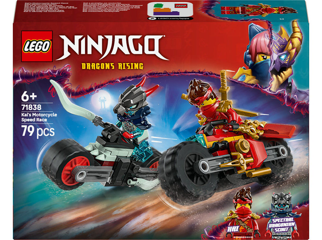 CORRIDA DE MOTA DO KAI LEGO NINJAGO 71838 image number 0