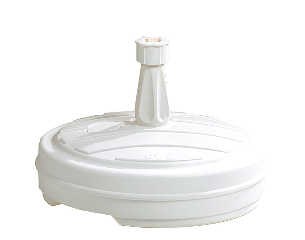 BASE PL&Aacute;STICA PARA GUARDA-SOL BRANCO 13L