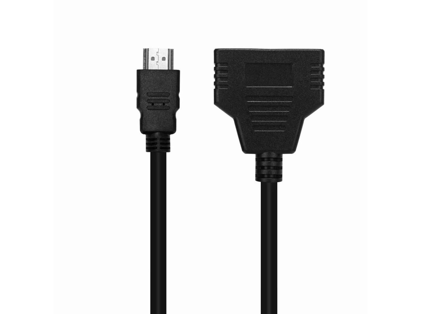 REPARTIDOR HDMI QILIVE 1X2HDMI 0.75M PRETO image number 1