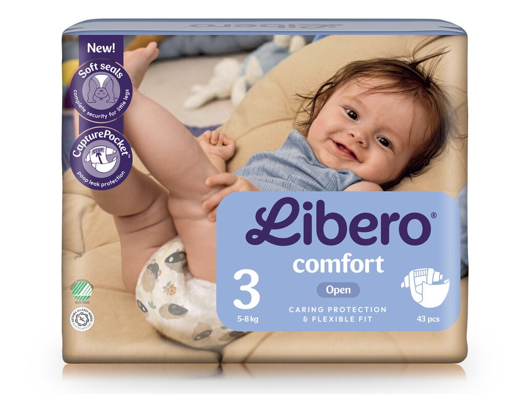FRALDAS LIBERO COMFORT T3 5-8KG 43 UN image number 5